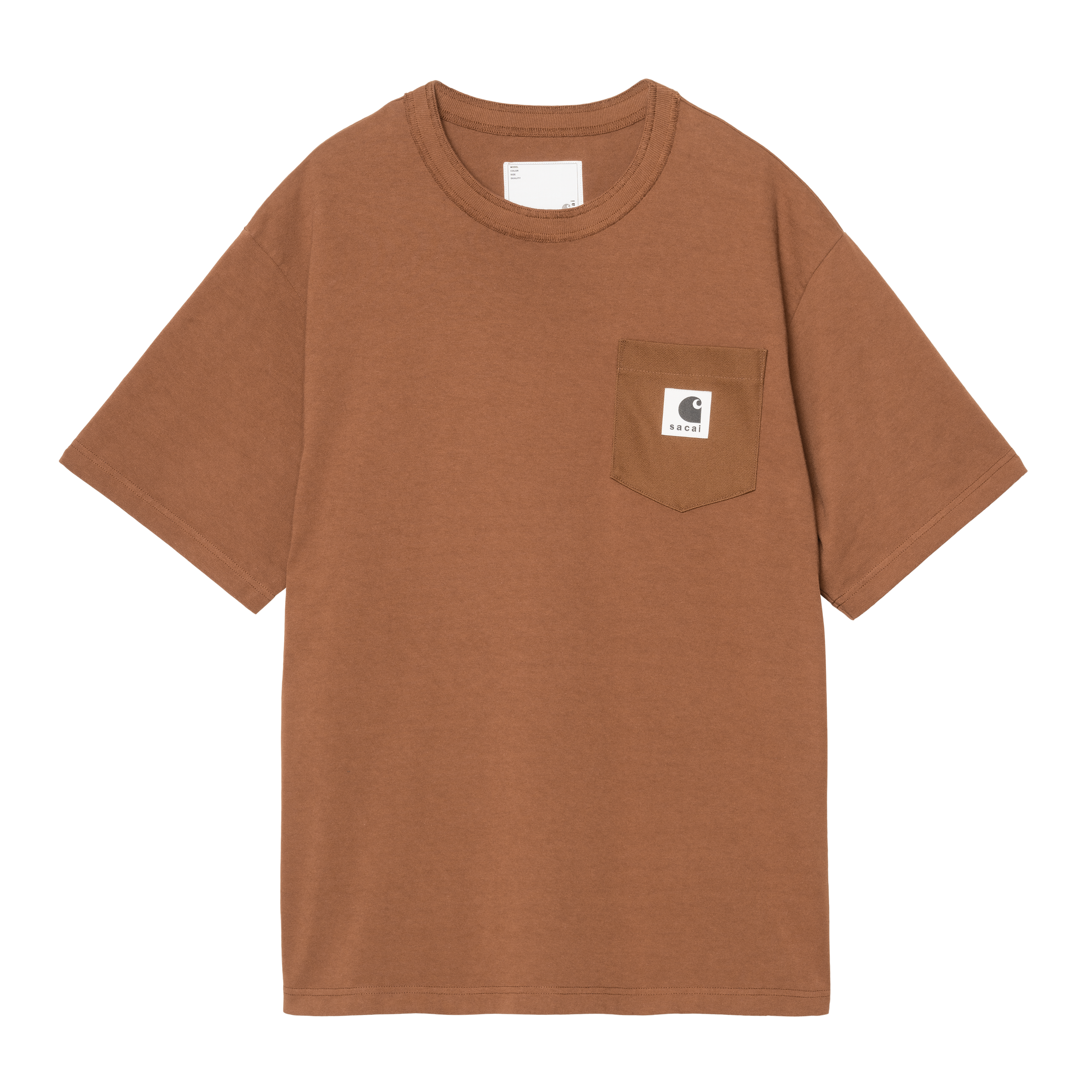 sacai×Carhartt WIP Cotton L/S T-Shirt Carhartt WIP sacai x Carhartt WIP Cotton Jersey L/S T-Shirt