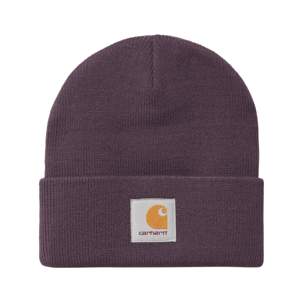Short Watch Hat Cozy Purple