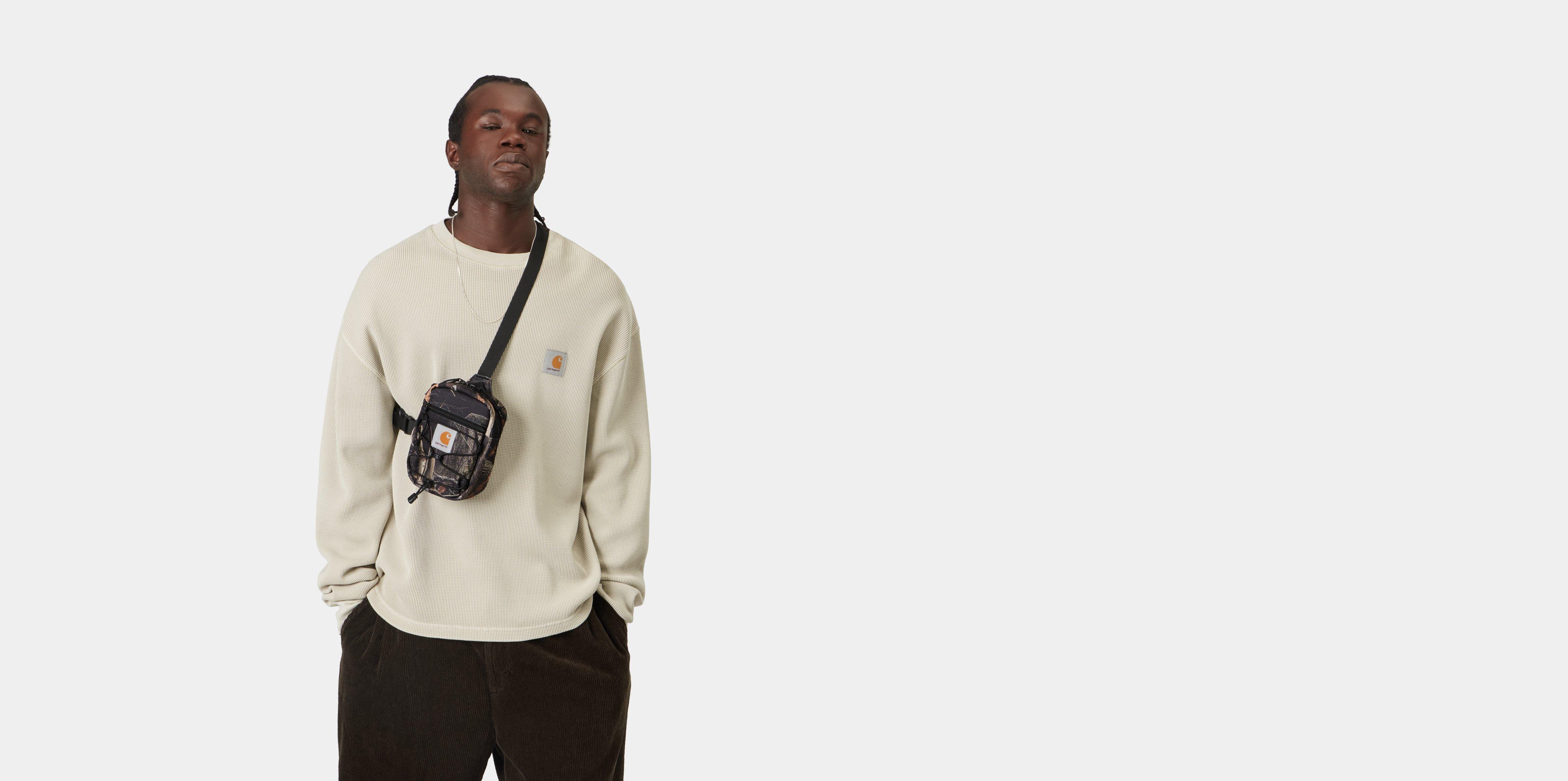 Carhartt WIP Kickflip Shoulder Bag Camo Feather Tree, Black | multicolor|black|camo
