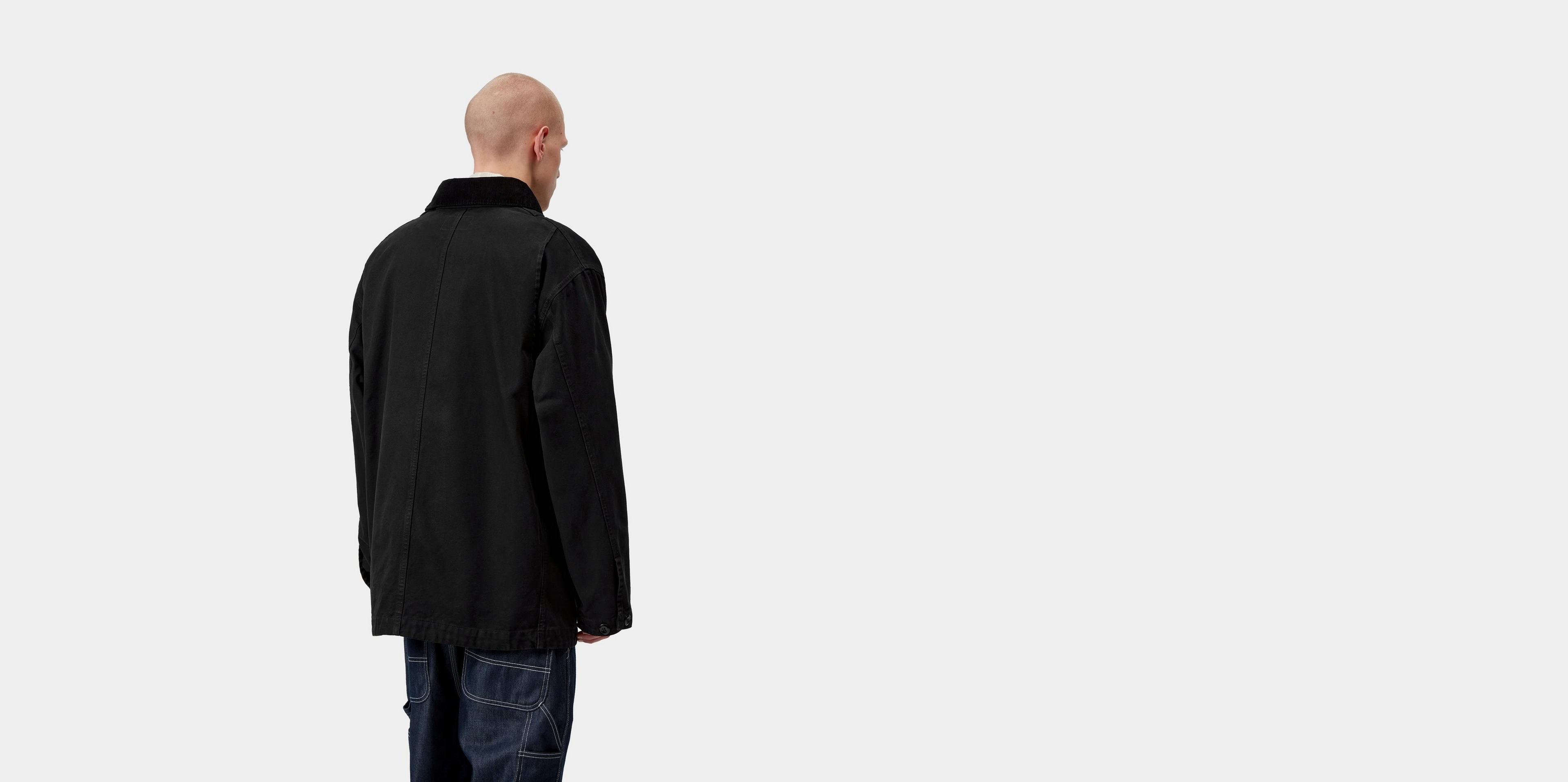 Carhartt WIP Prescott Coat, Black / Black | Official Online Store