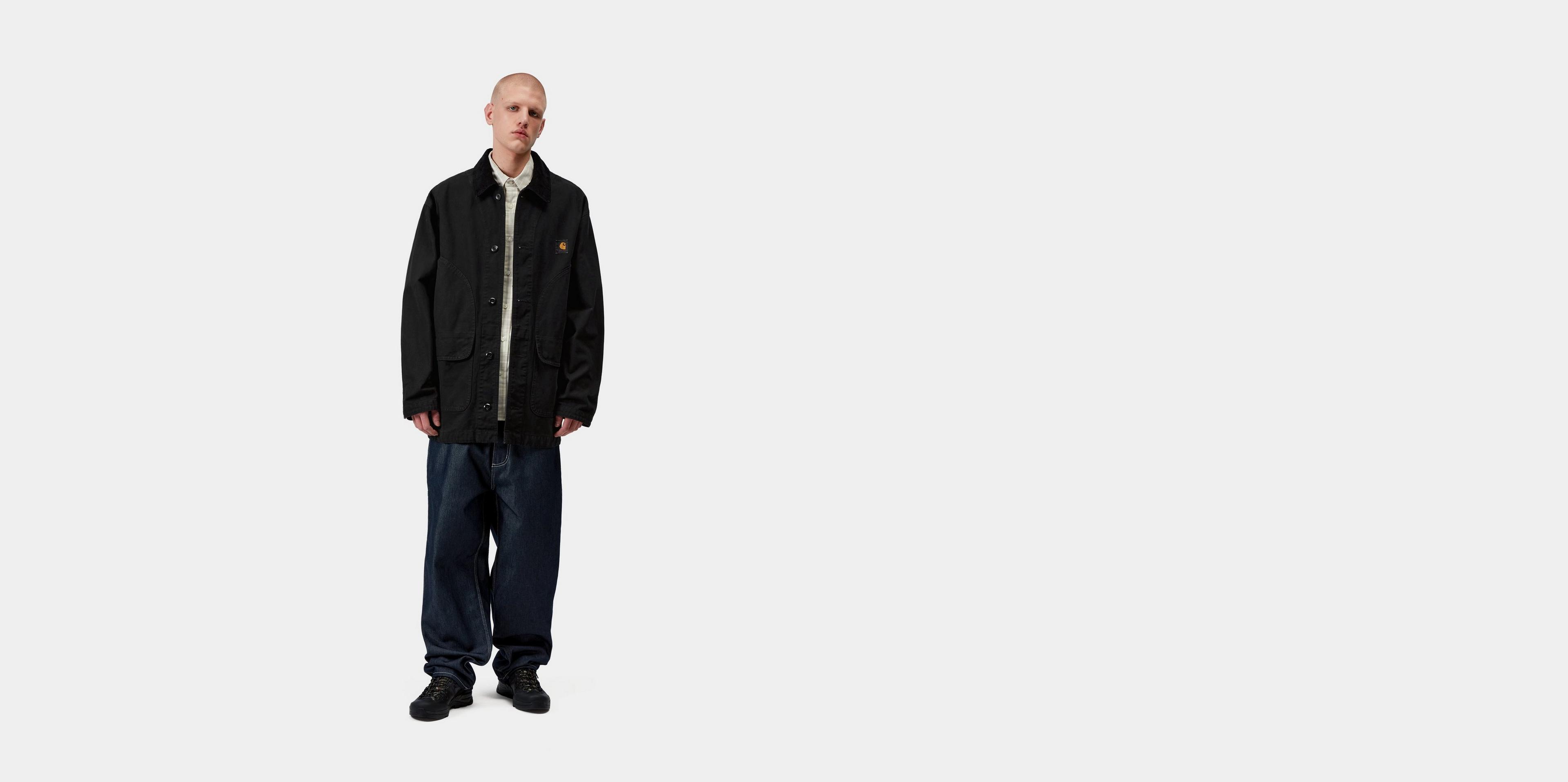Carhartt WIP Prescott Coat, Black / Black | Official Online Store