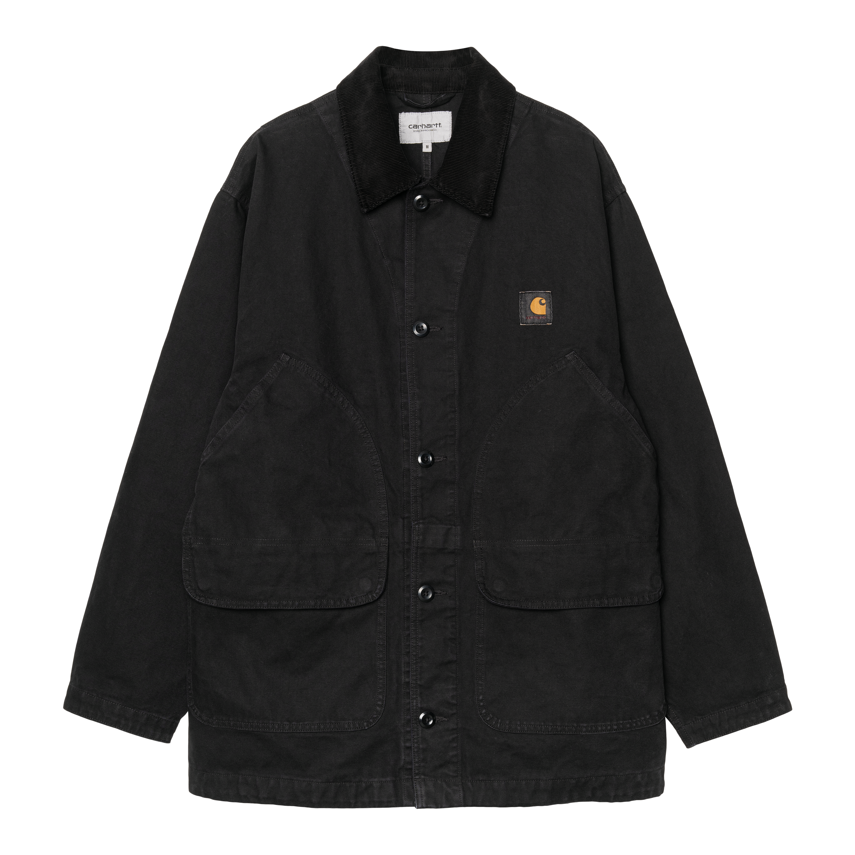 Carhartt WIP Prescott Coat, Black / Black | Official Online Store
