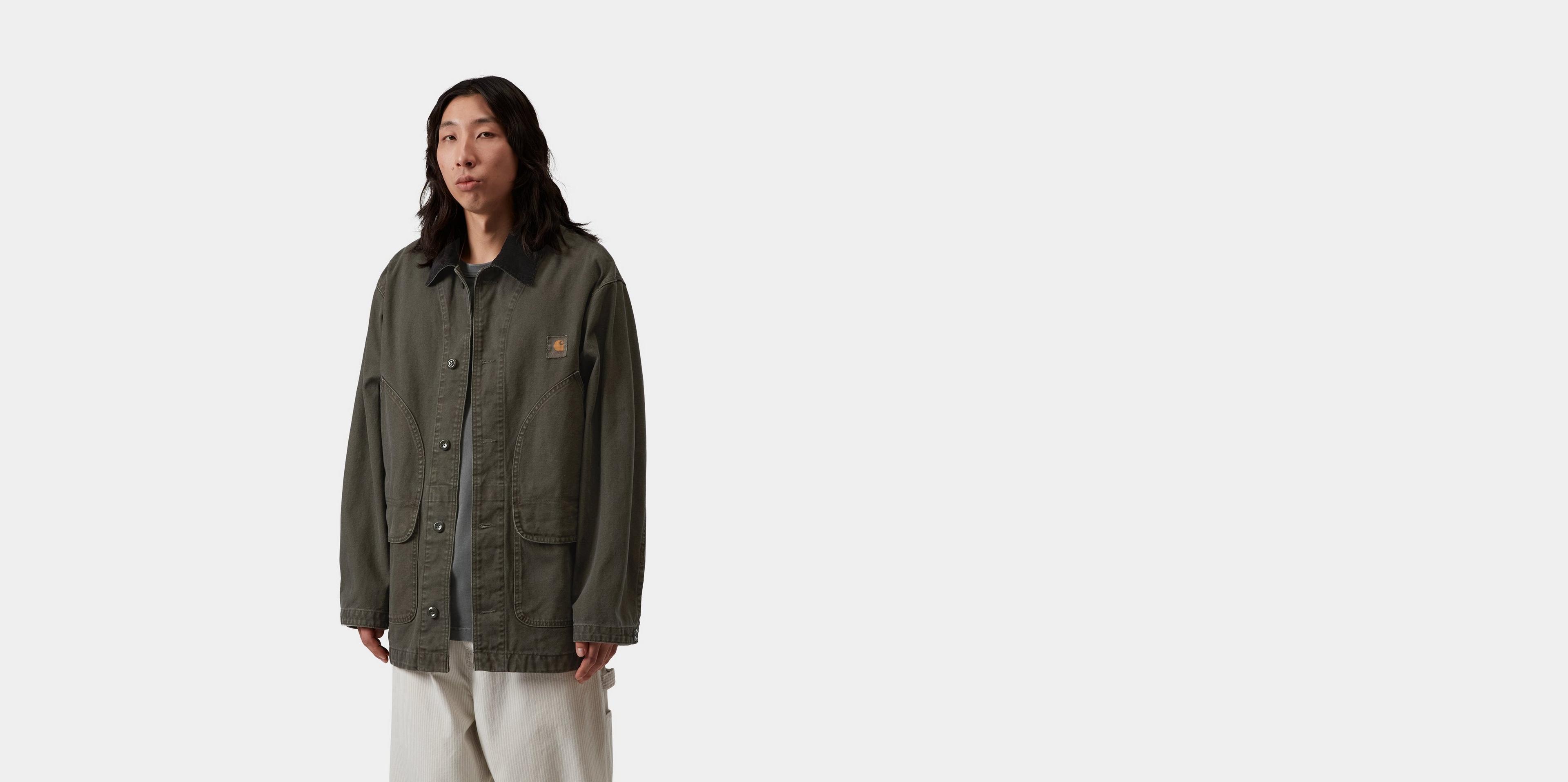 Carhartt WIP Prescott Coat, Oxide Green / Black | Official Online
