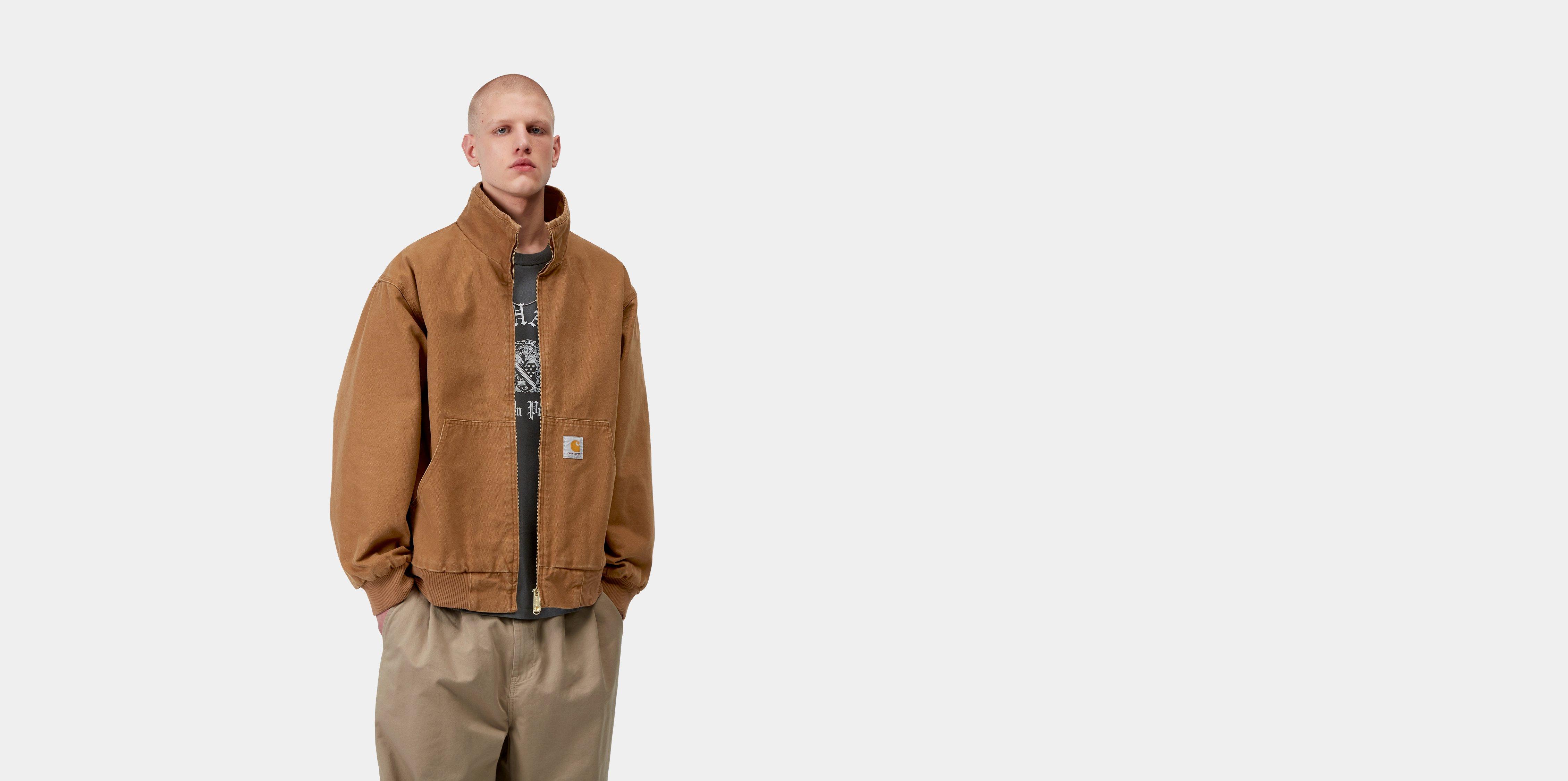 Carhartt WIP Ravon Jacket Hamilton Brown heavy stone wash | XS | Men