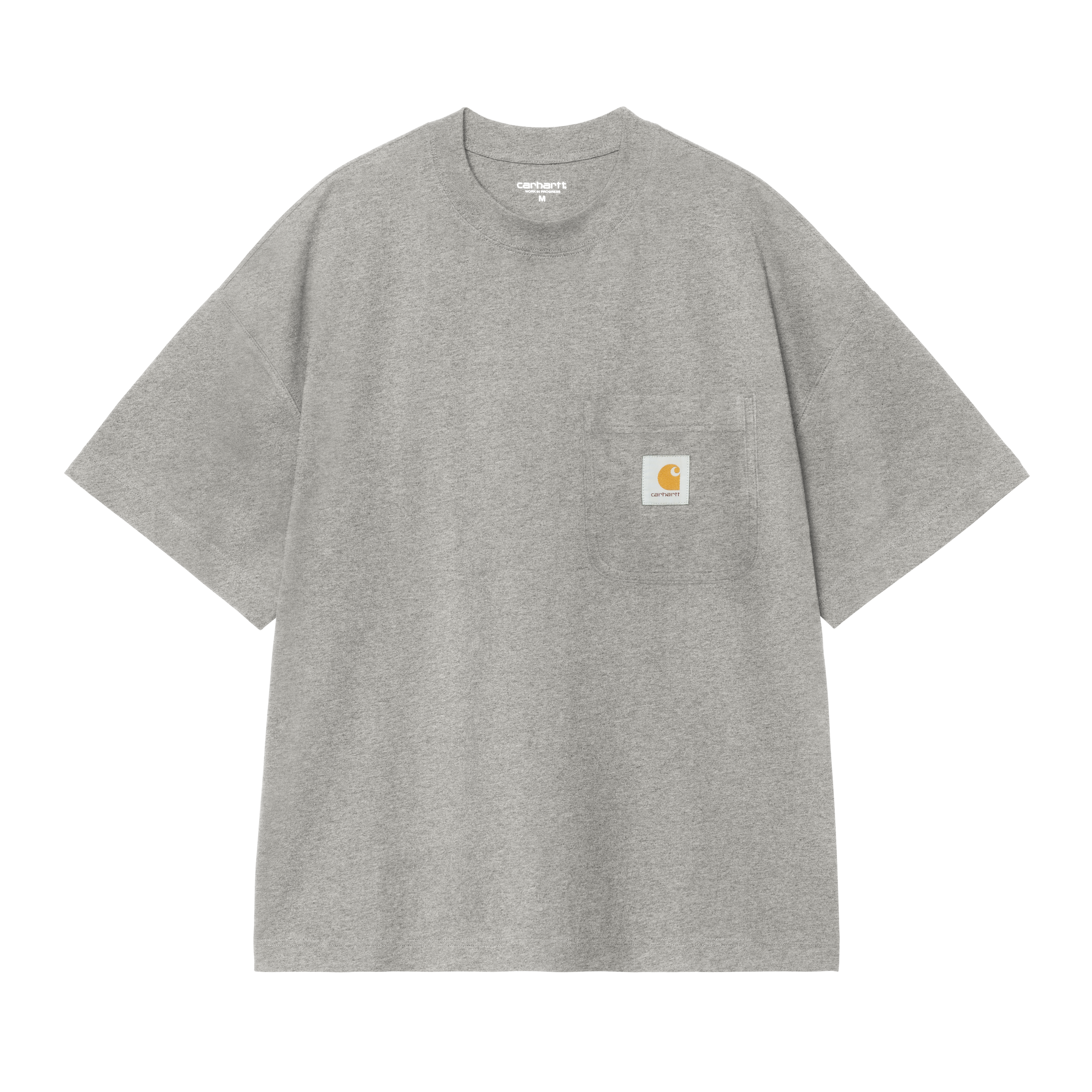 Carhartt WIP S/S Work Pocket T-Shirt, Grey Heather | Official