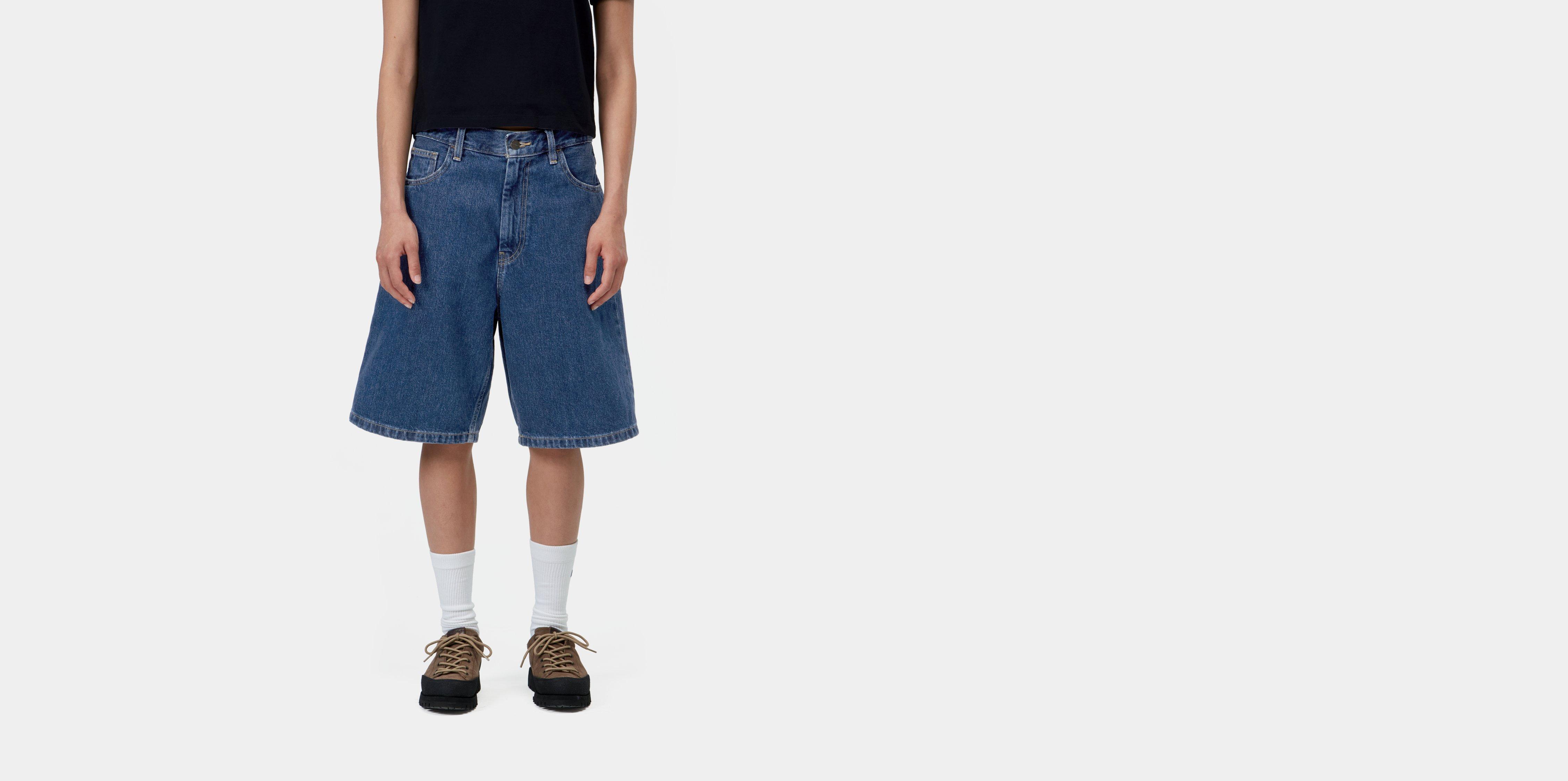 Carhartt WIP W' Brandon Short Blue stone washed | L | Women