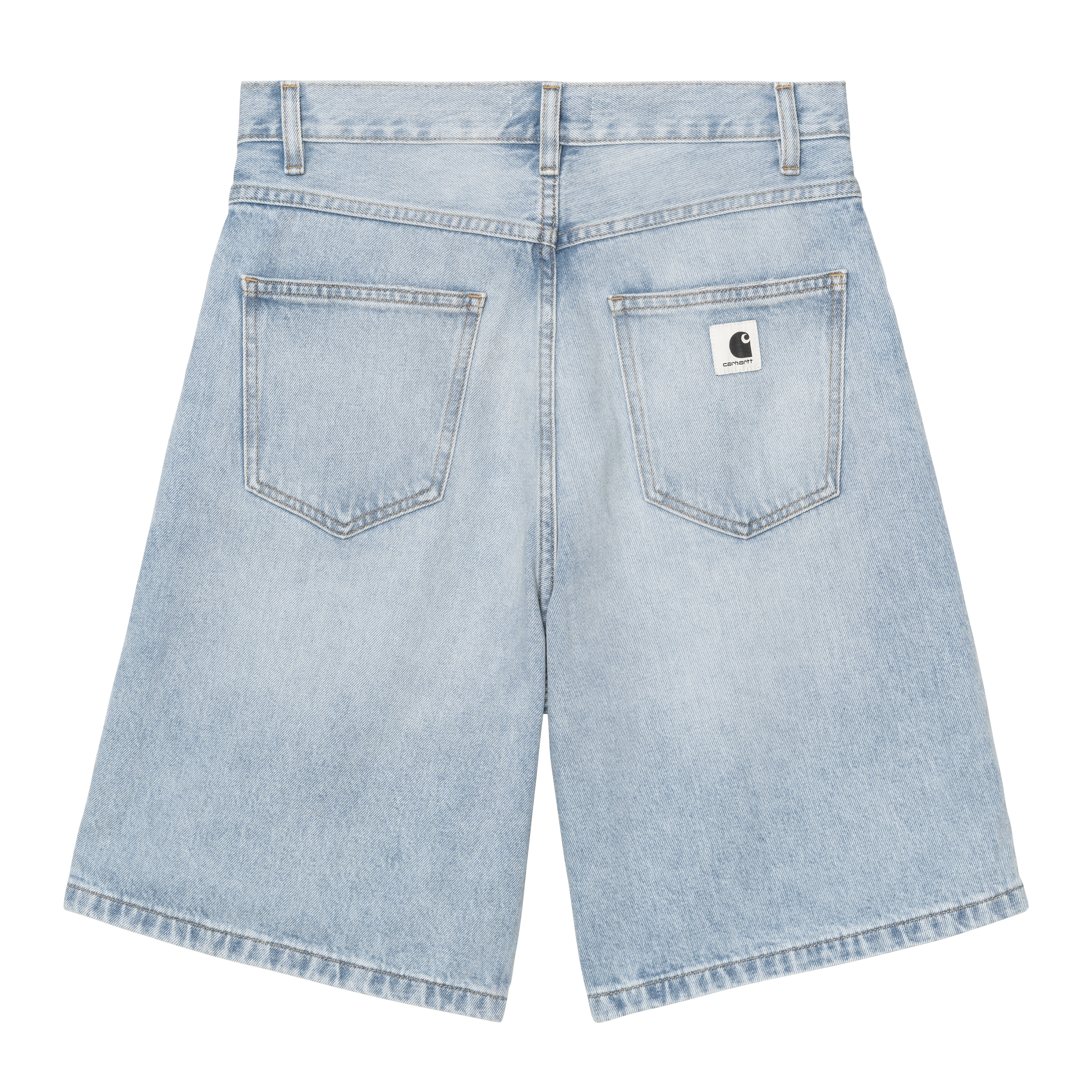 Carhartt WIP W' Brandon Short Blue heavy worn bleached | M | Women