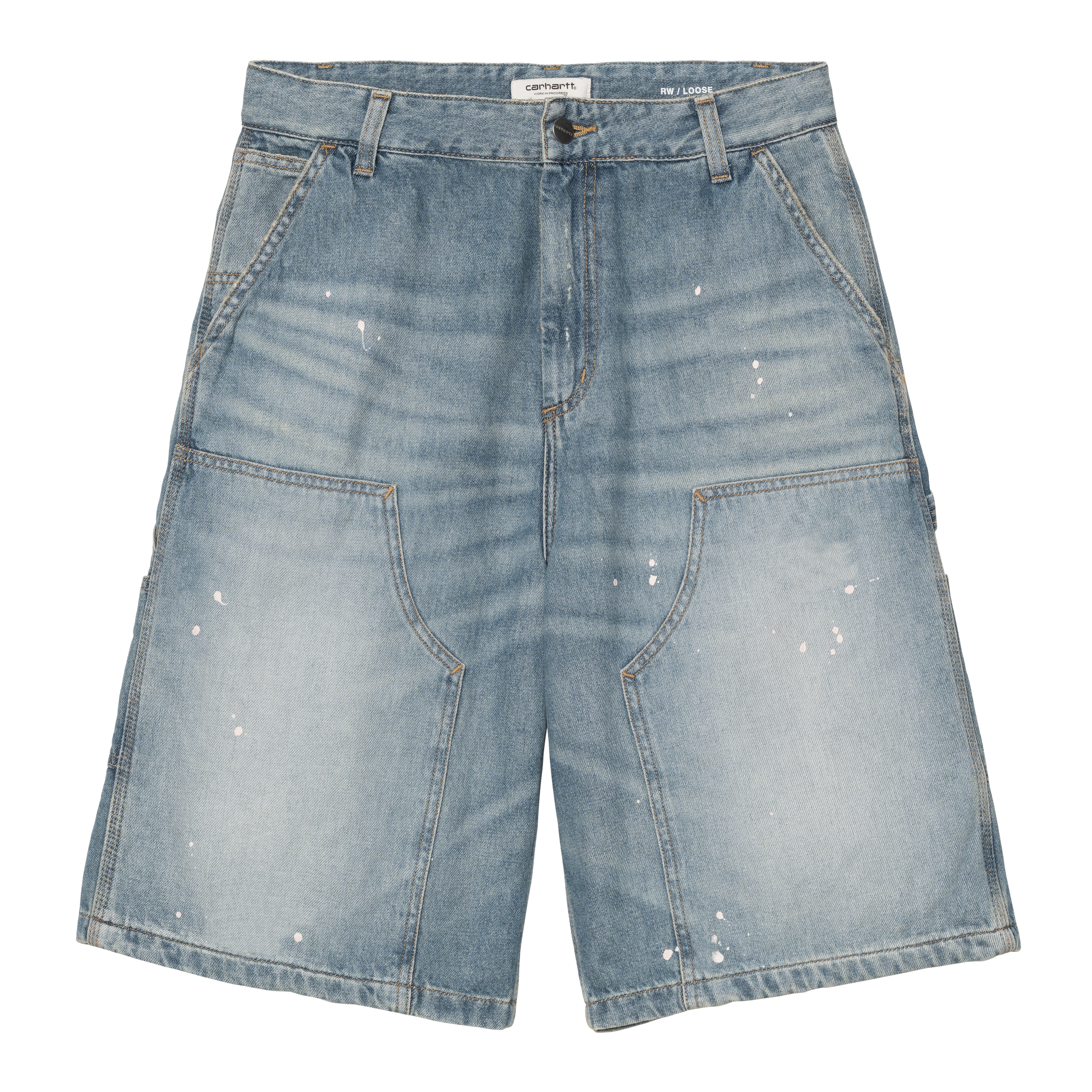 Carhartt WIP Women's Snake Nixon Double Knee Short, Snake Camo