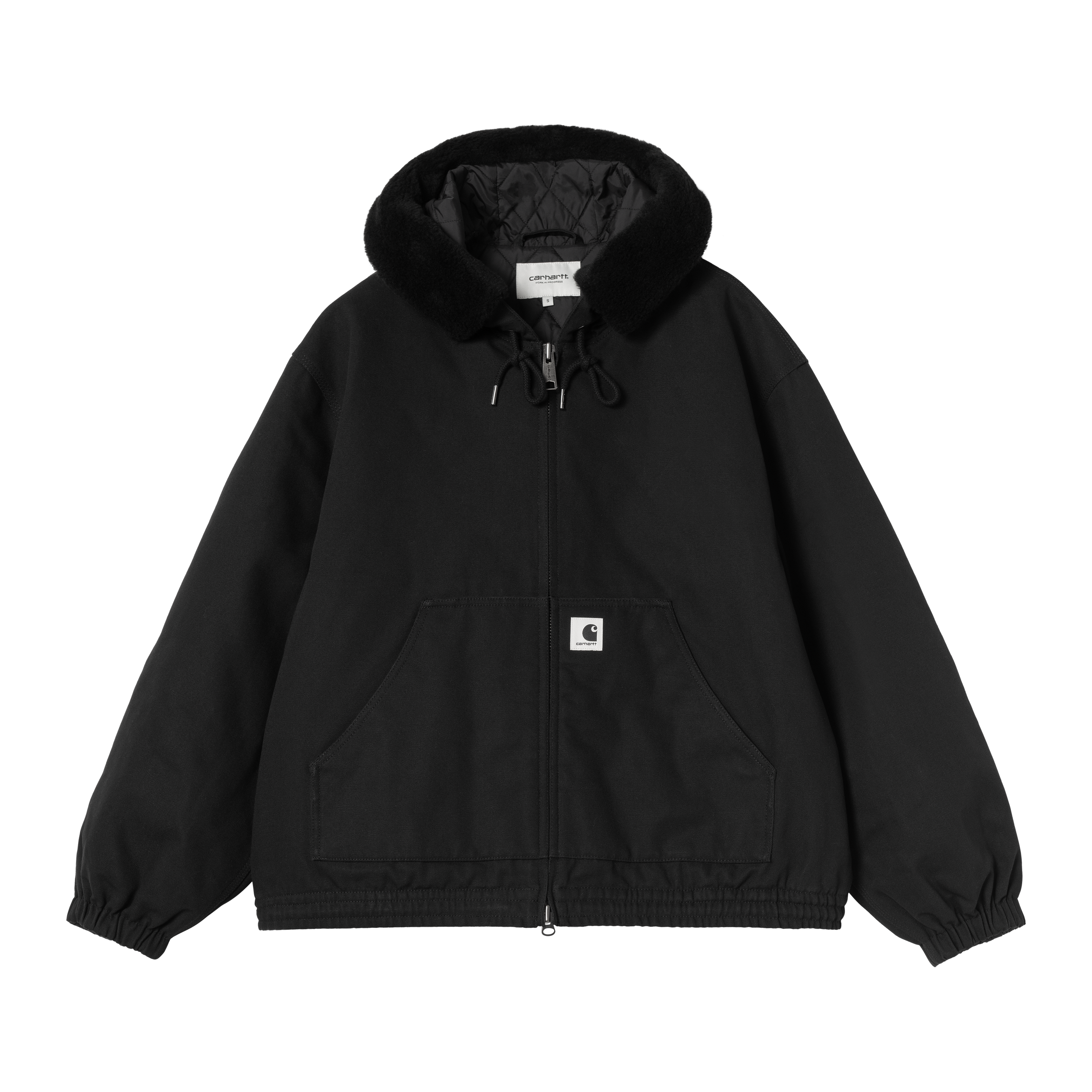 Carhartt WIP アクティブジャケット S I029524 Carhartt WIP Women's Corey Active Jacket, Black / Black | Official