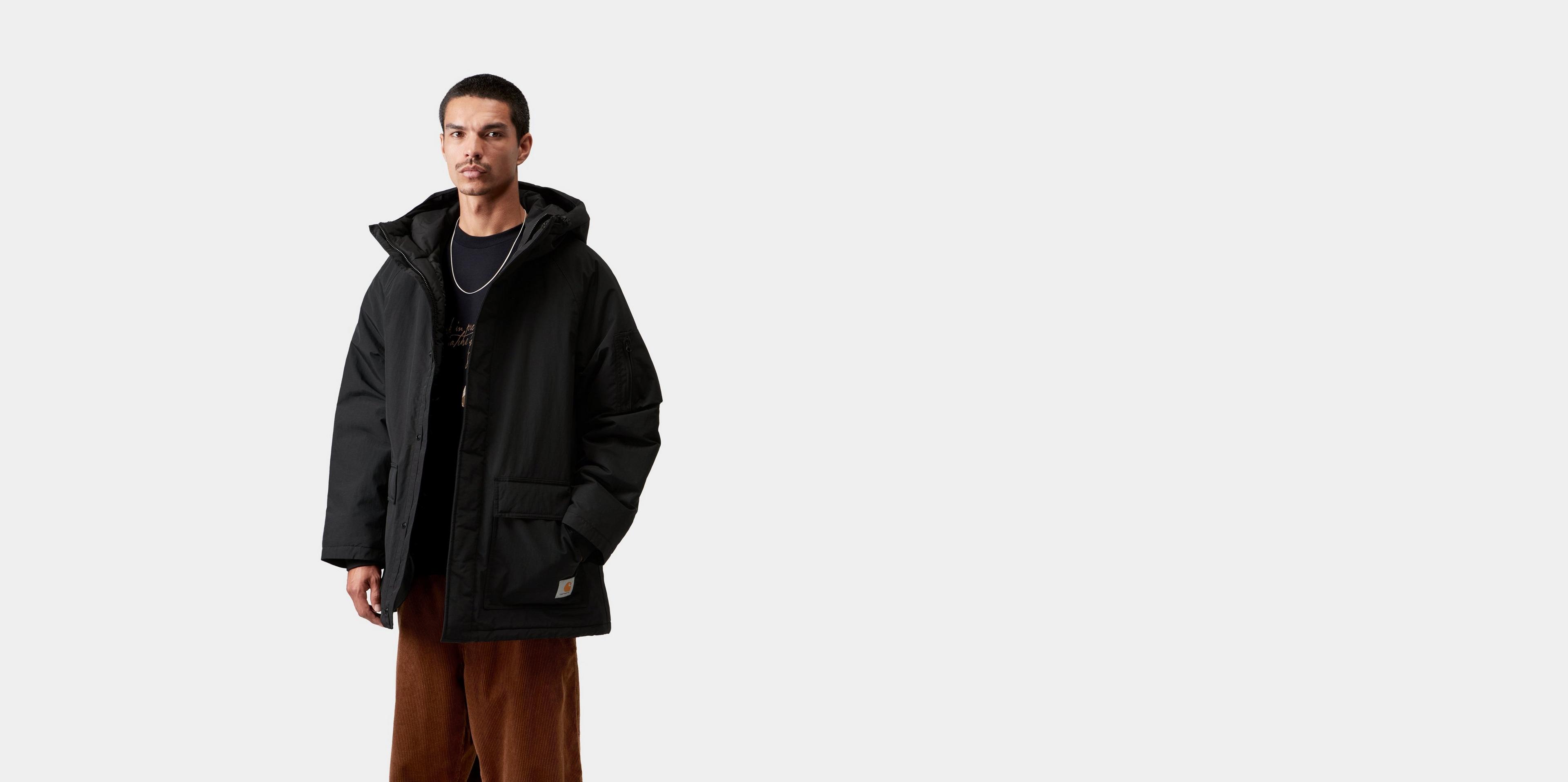 Carhartt WIP Stanwood Parka, Black | Official Online Store