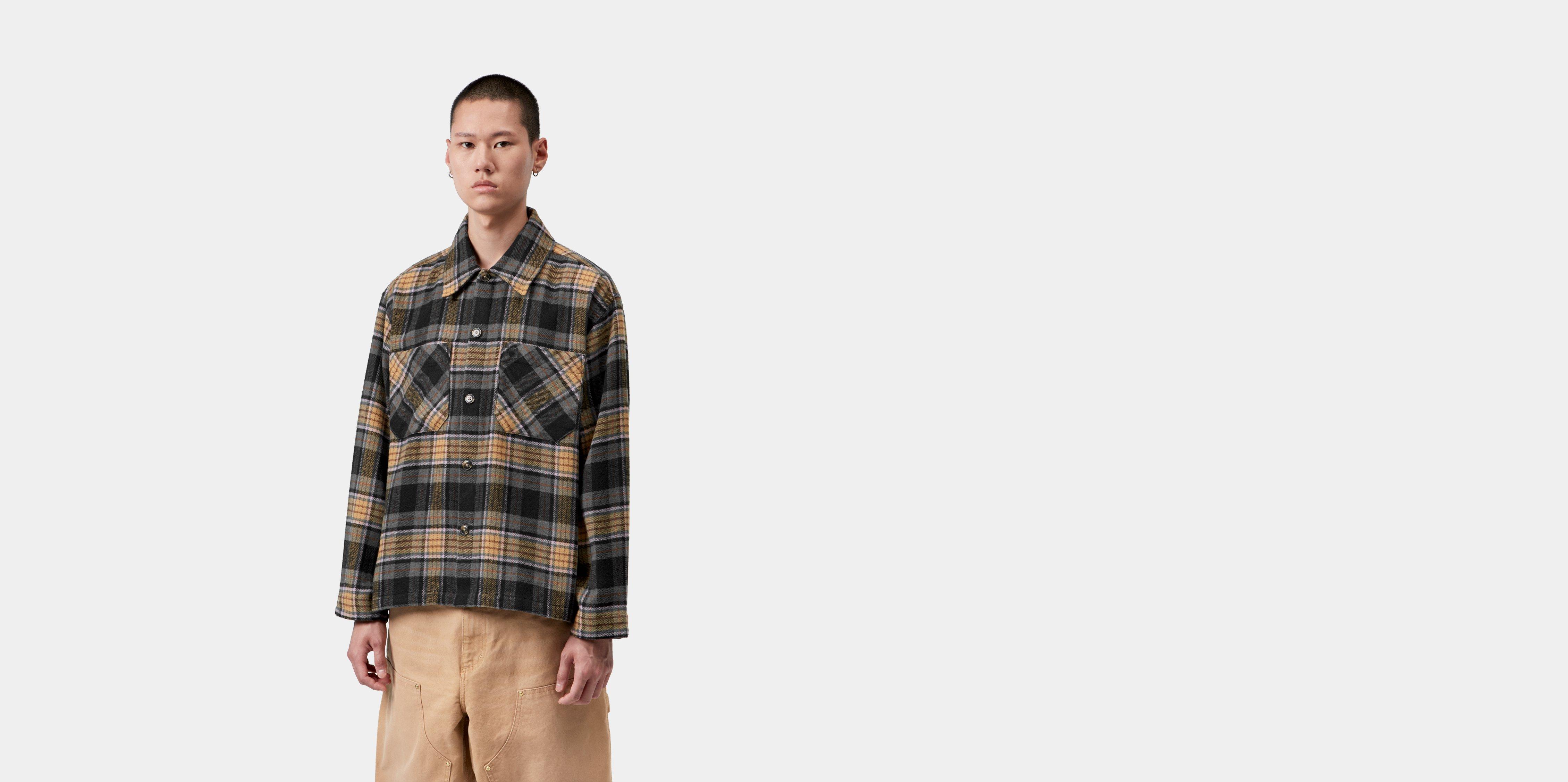 Carhartt WIP L/S Parson Shirt Parson Check, WIP Dusty H | brown | M | Men