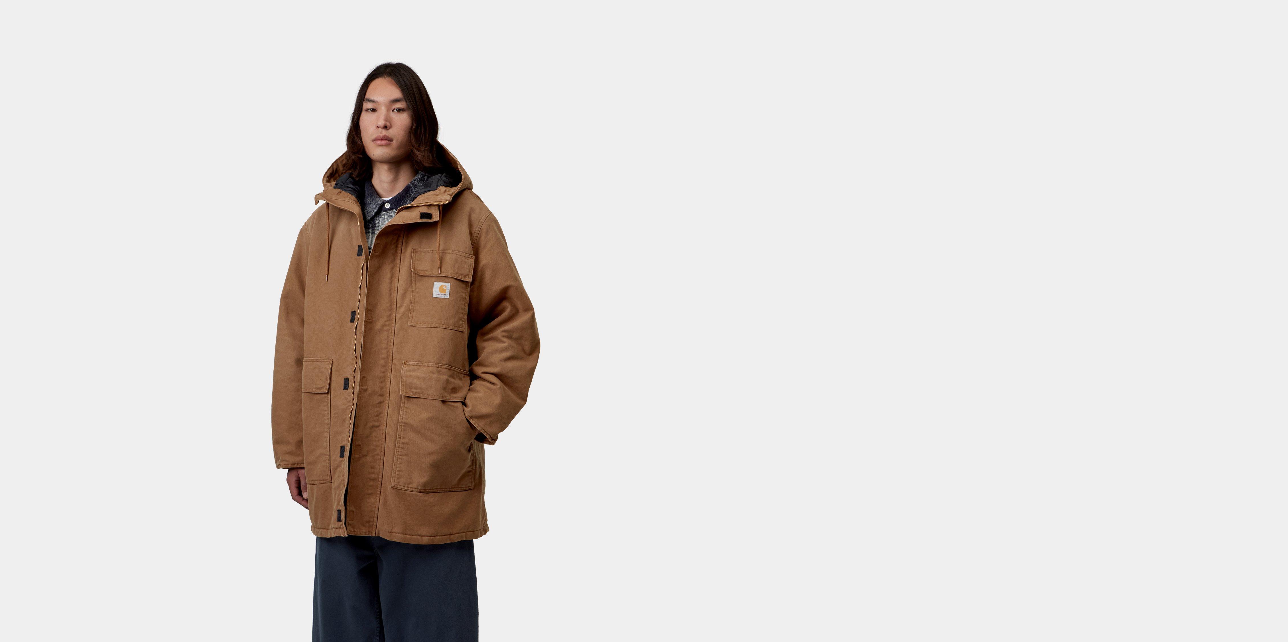 Carhartt WIP Boreal Parka WIP H Brown stone canvas | L | Men