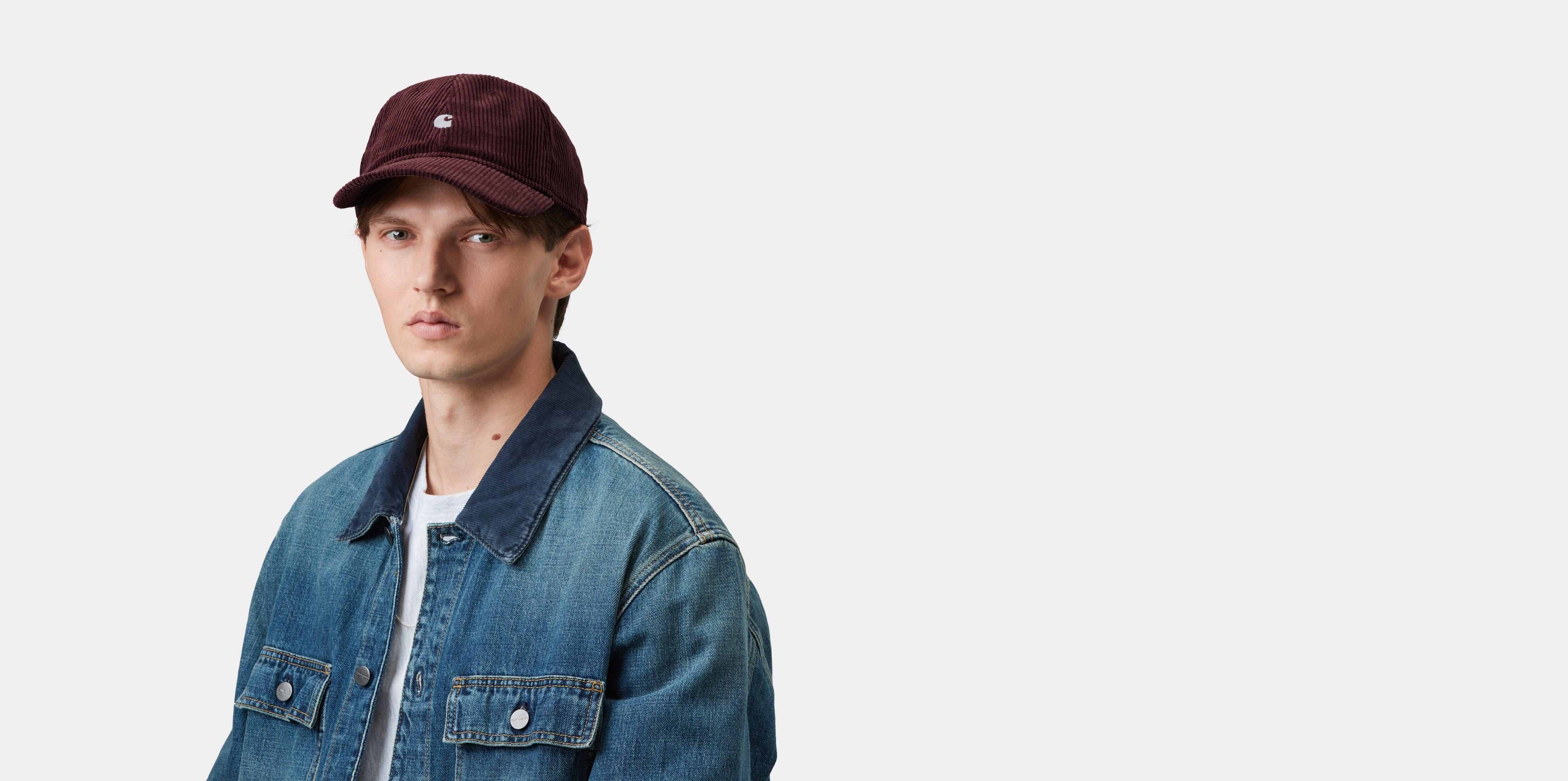 Carhartt WIP Harlem Cap Amarone / White | red