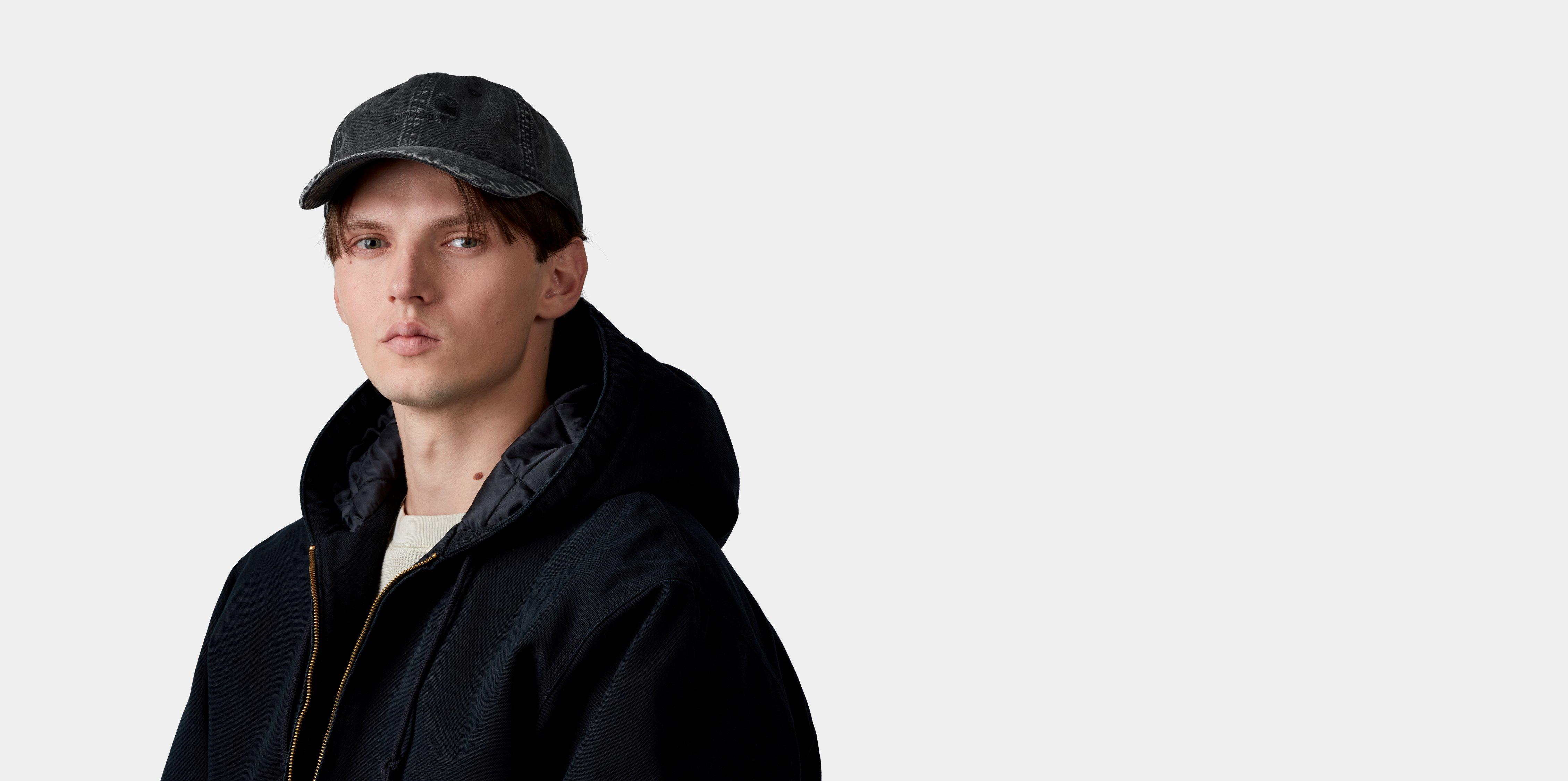 Carhartt WIP Lambert Cap Black moon wash