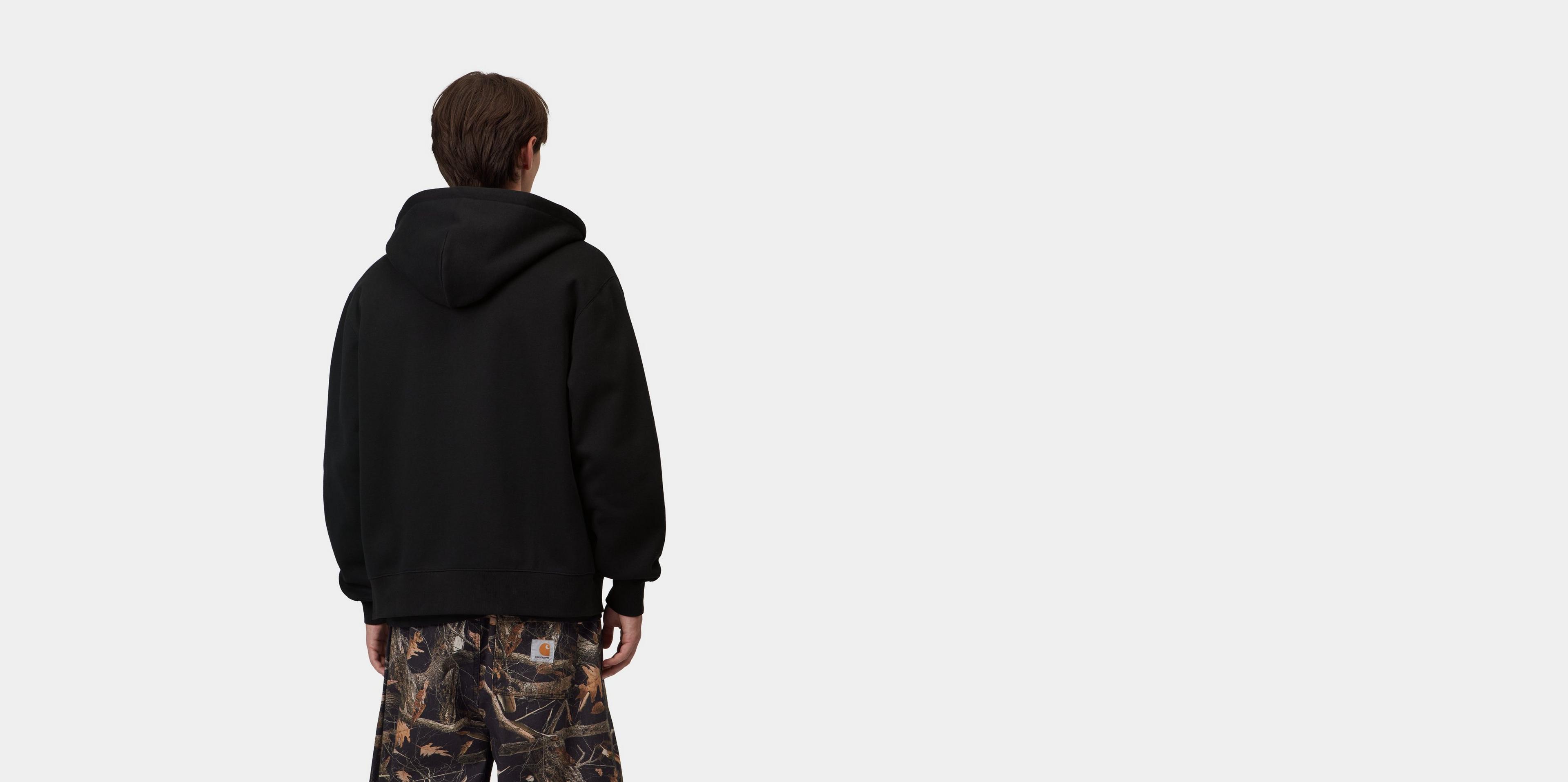 Carhartt WIP Hooded Mack Sweat Jacket, Black / Wax | Official