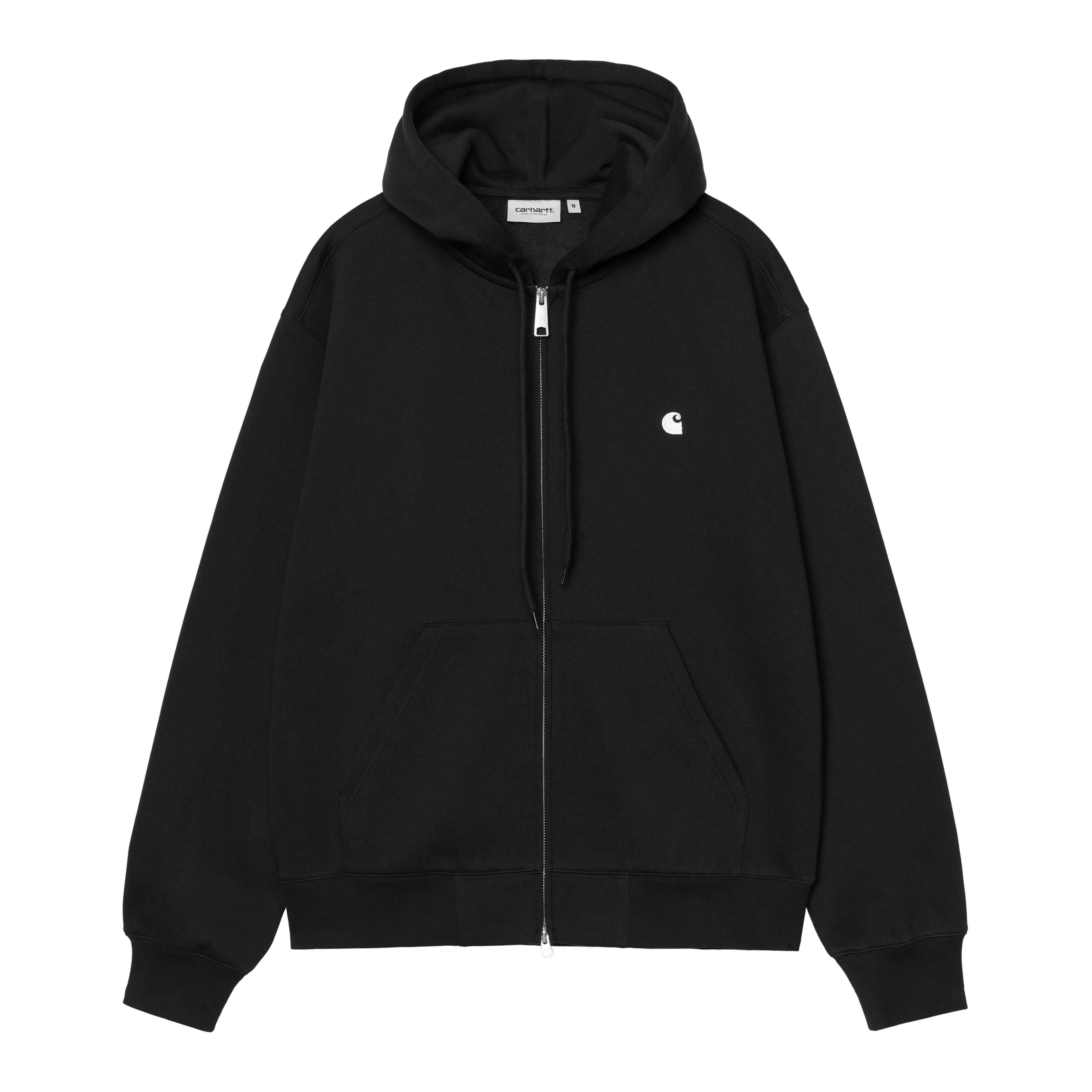 Carhartt WIP Hooded Mack Sweat Jacket, Black / Wax | Official