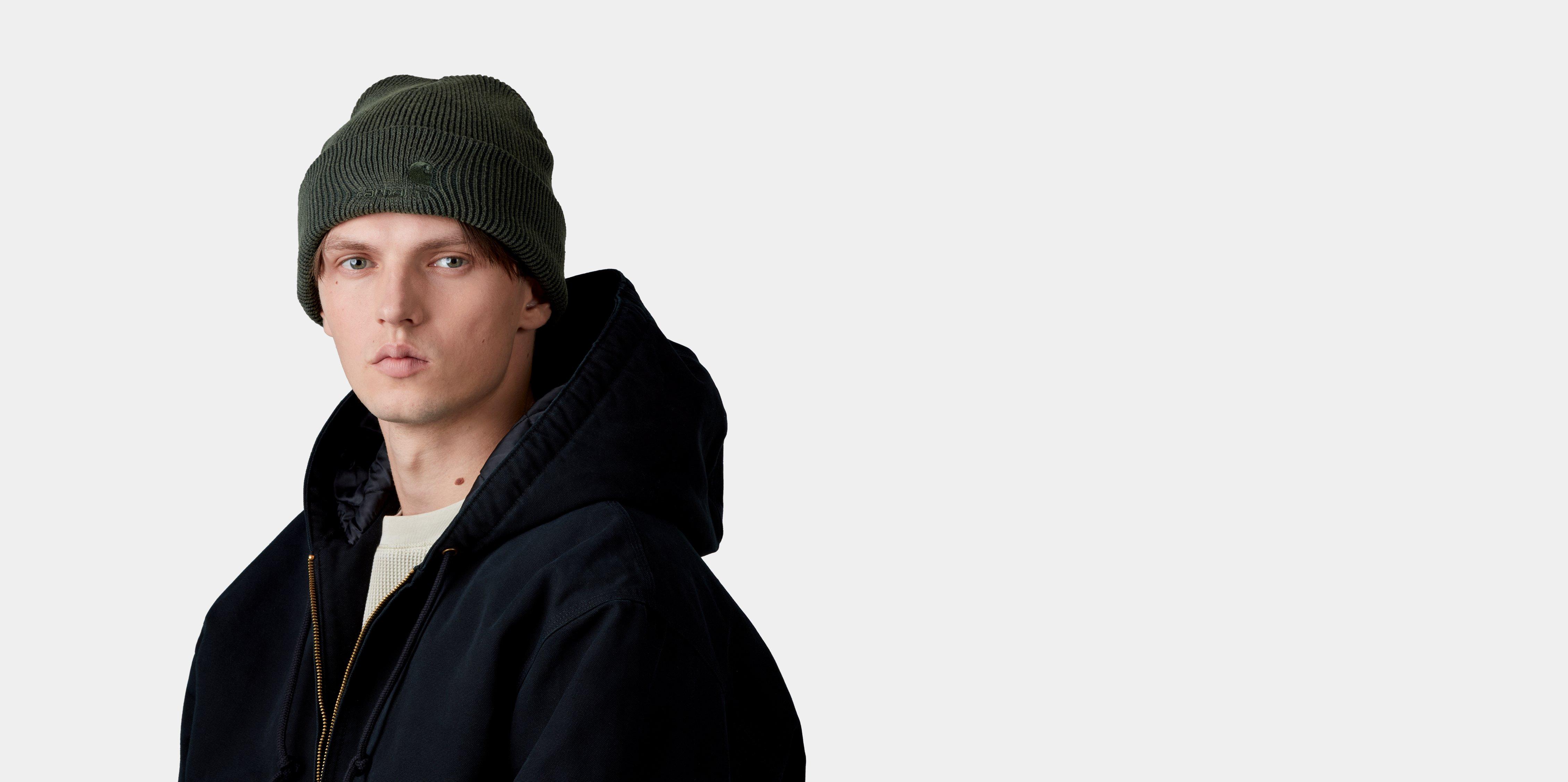 Carhartt WIP Lambert Beanie Raven moon wash | black