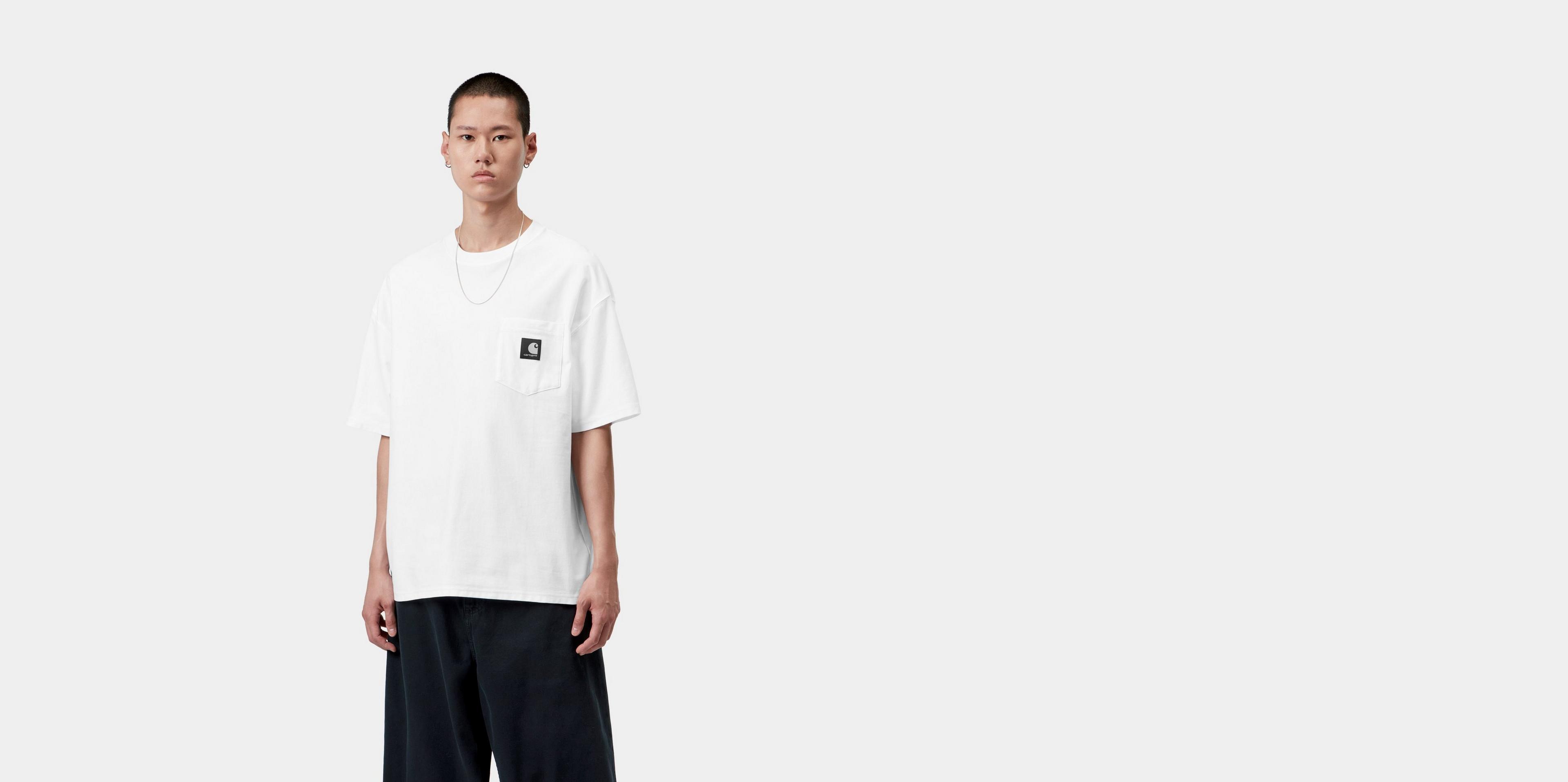 Carhartt WIP S/S OG Loose Pocket T-Shirt, White | Official Online