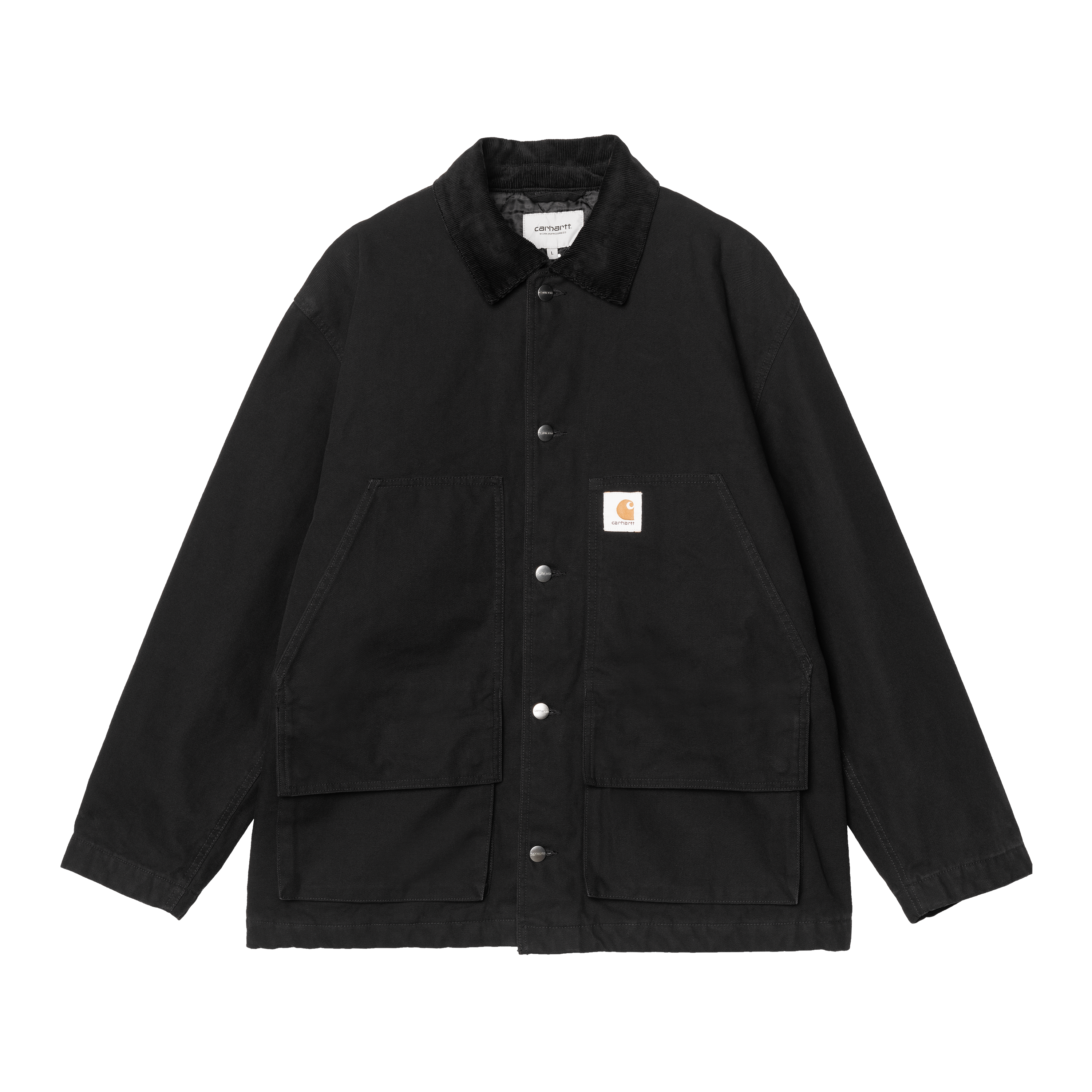 Carhartt WIP Lander Coat Black / Black stone washed | XXL | Men