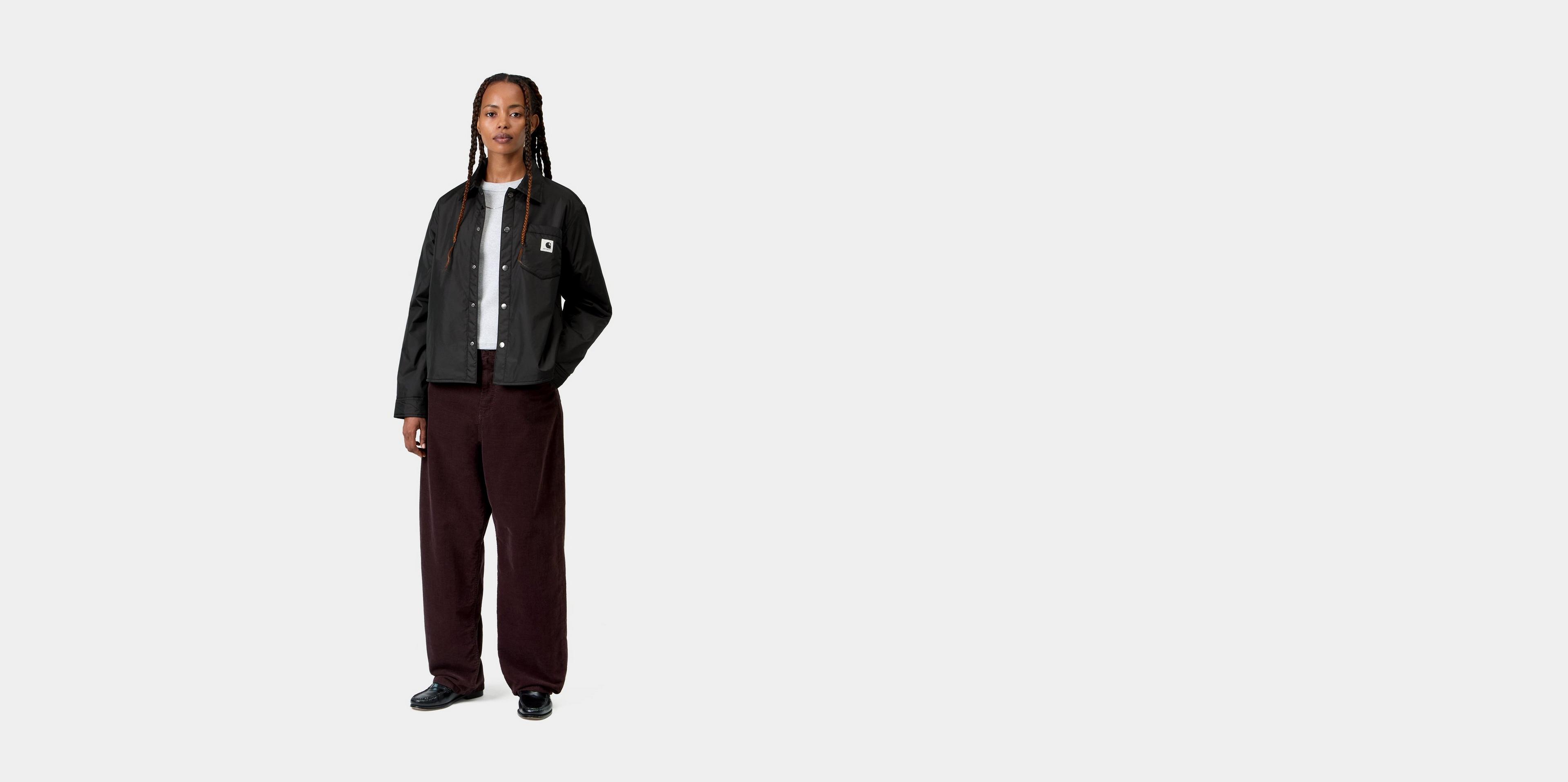 Carhartt WIP Women's Lauryn Shirt Jac, Black | Official Online Store
