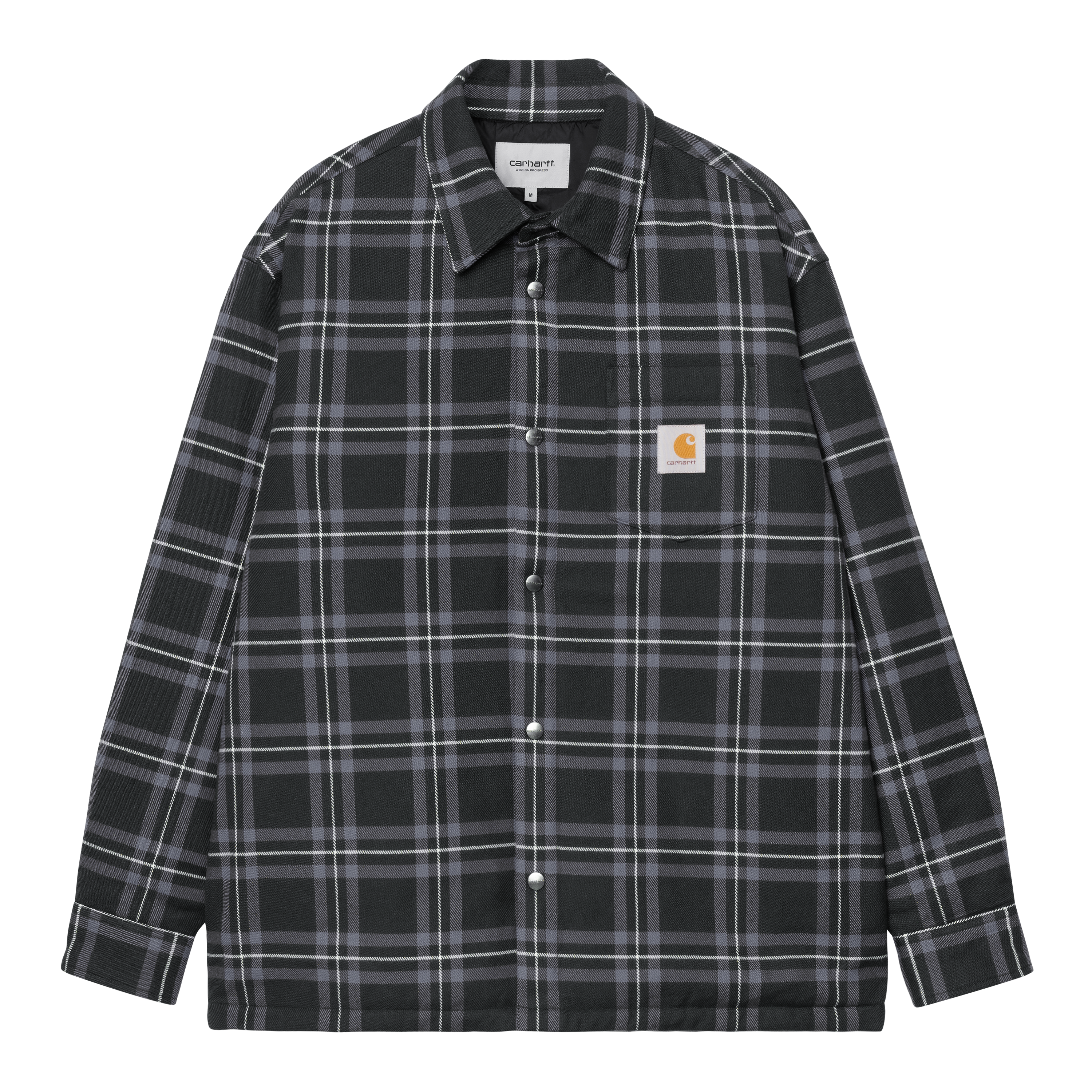 Carhartt WIP Baird Shirt Jac, Baird Check, Black | Official Online
