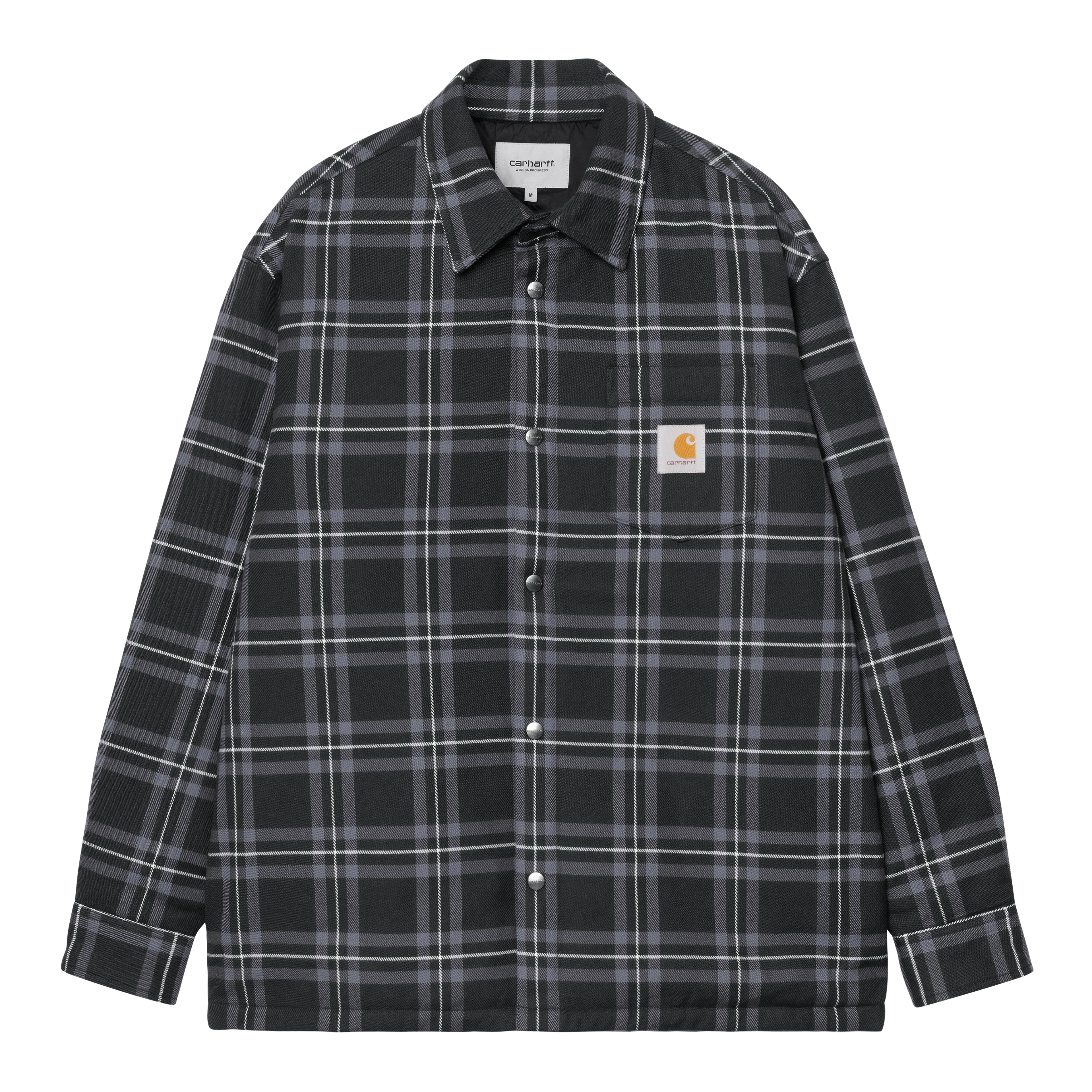Carhartt WIP Baird Shirt Jac, Baird Check, Black | Official Online
