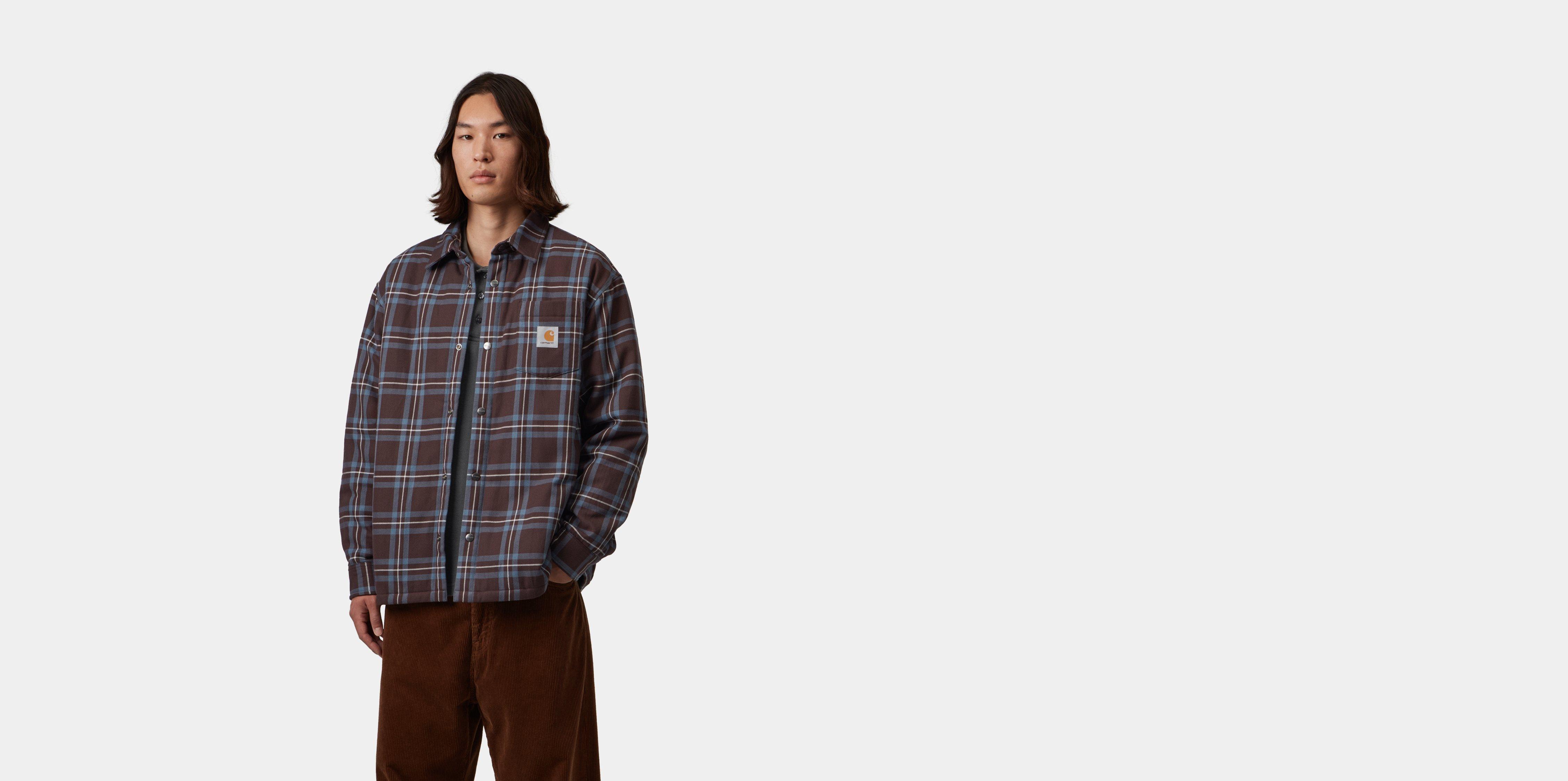 Carhartt WIP Baird Shirt Jac Baird Check, Palisander | brown | XXL | Men