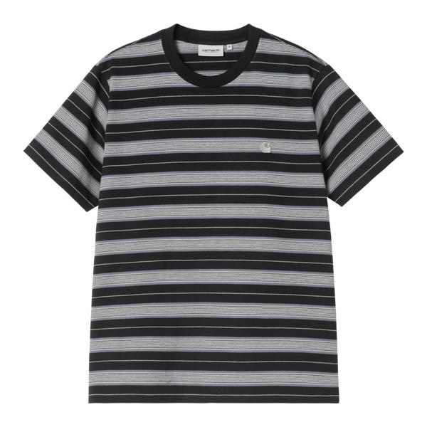 S/S Bronson T-Shirt Bronson Stripe, Black