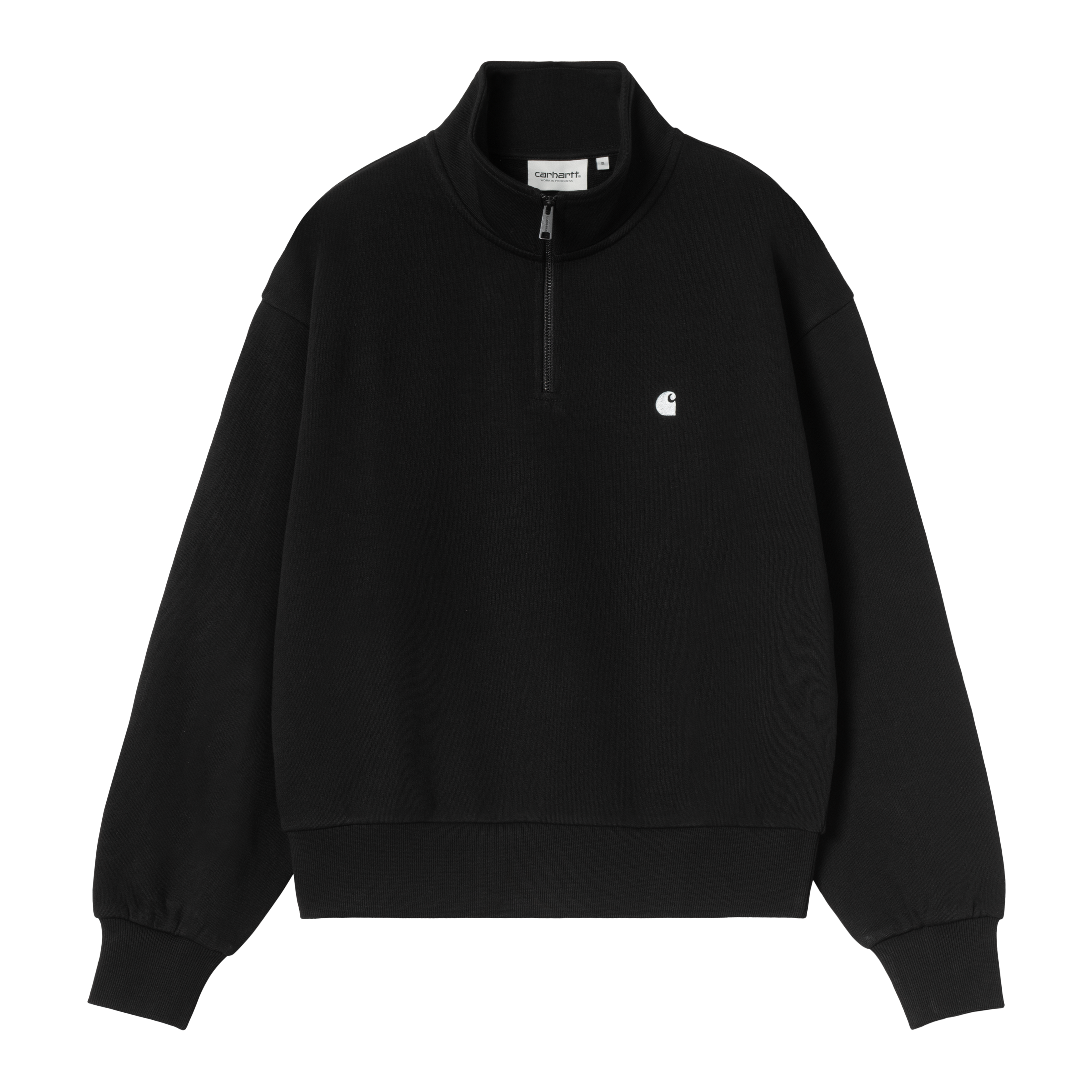 Carhartt WIP Women's Casey High Neck Sweatshirt, Black / Silver