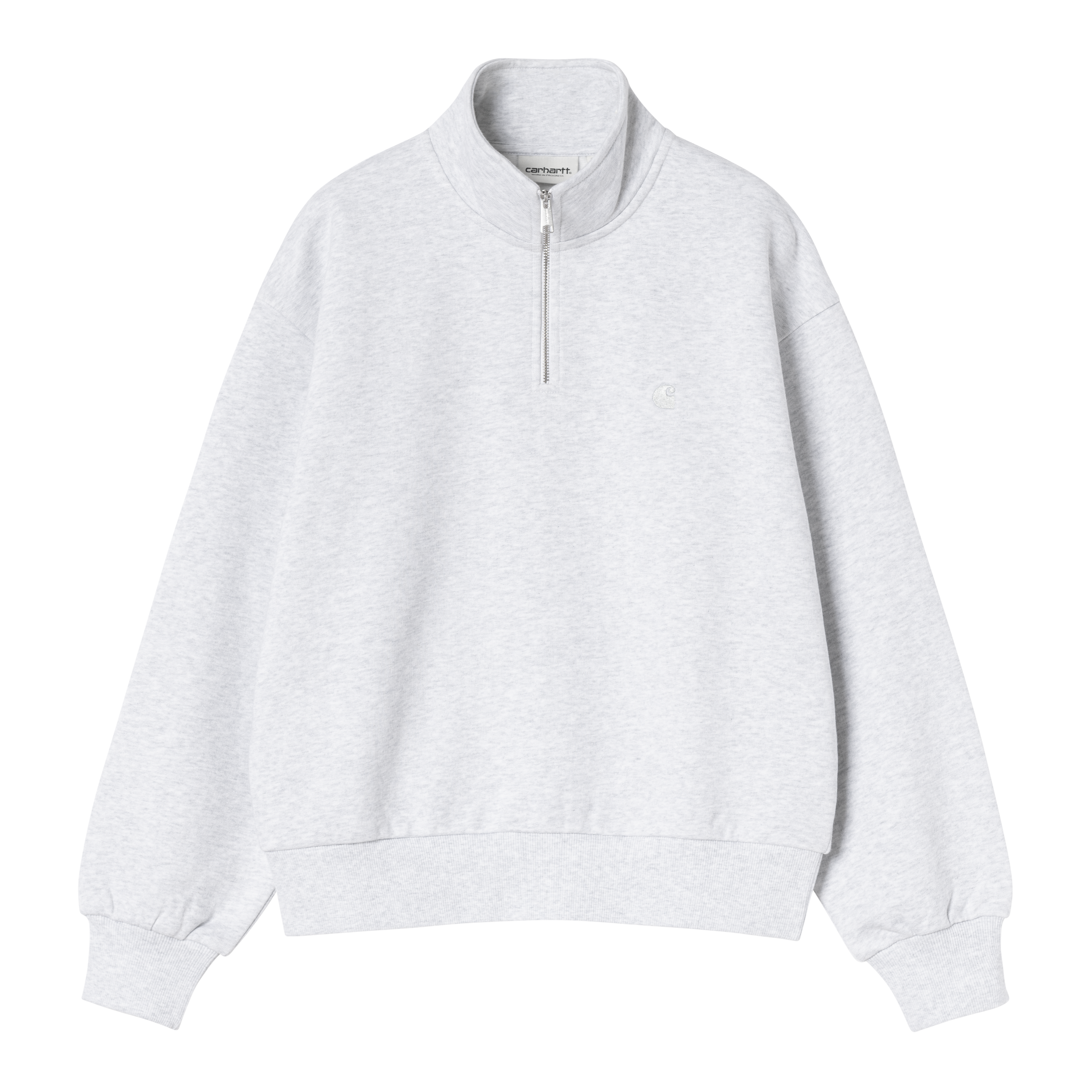 Carhartt WIP Women's Casey High Neck Sweatshirt, Ash Heather
