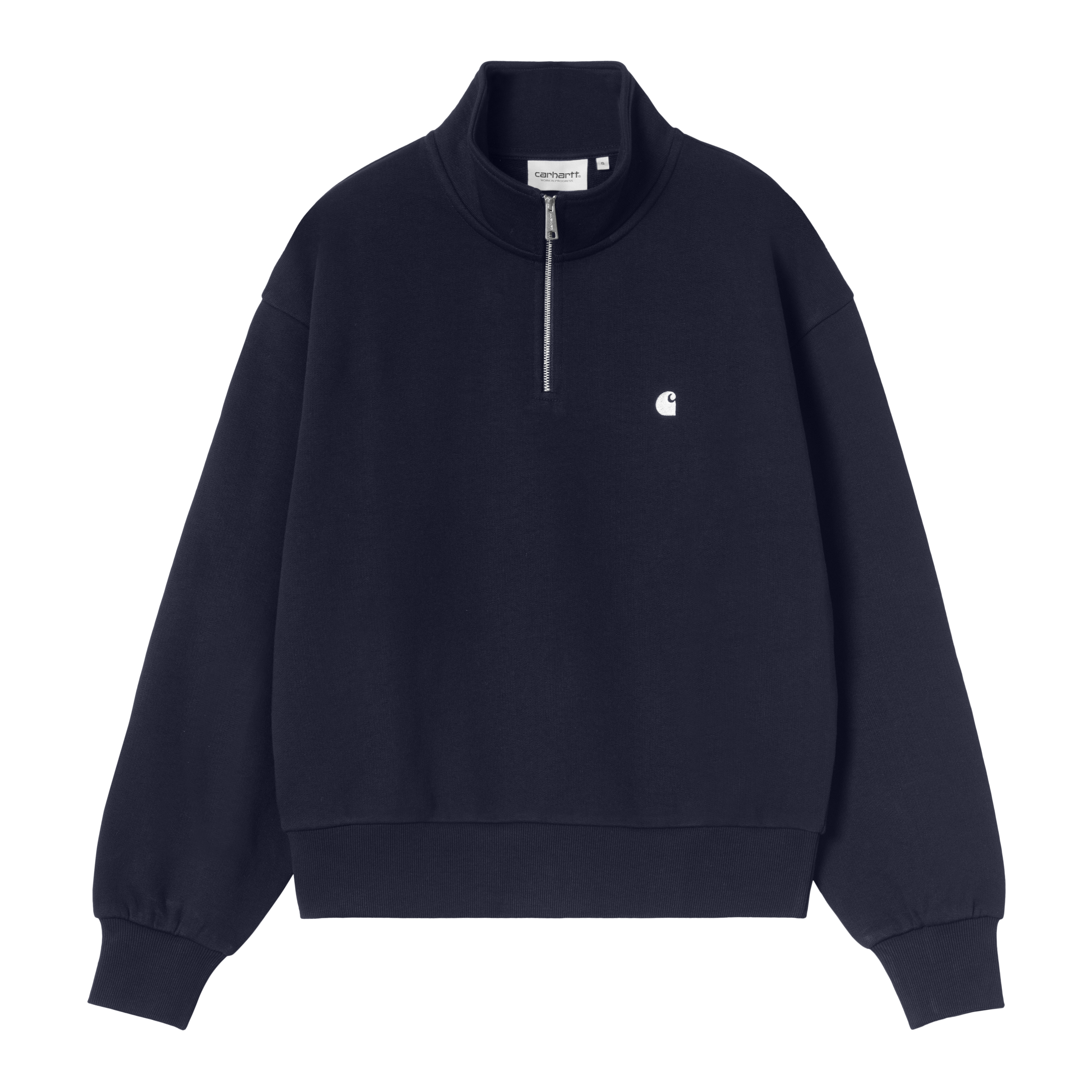 R*T様 Casey Casey | HIGH NECK JUMPER: サイズ Carhartt WIP Women's Casey High Neck Sweat, Dark Navy / Silver
