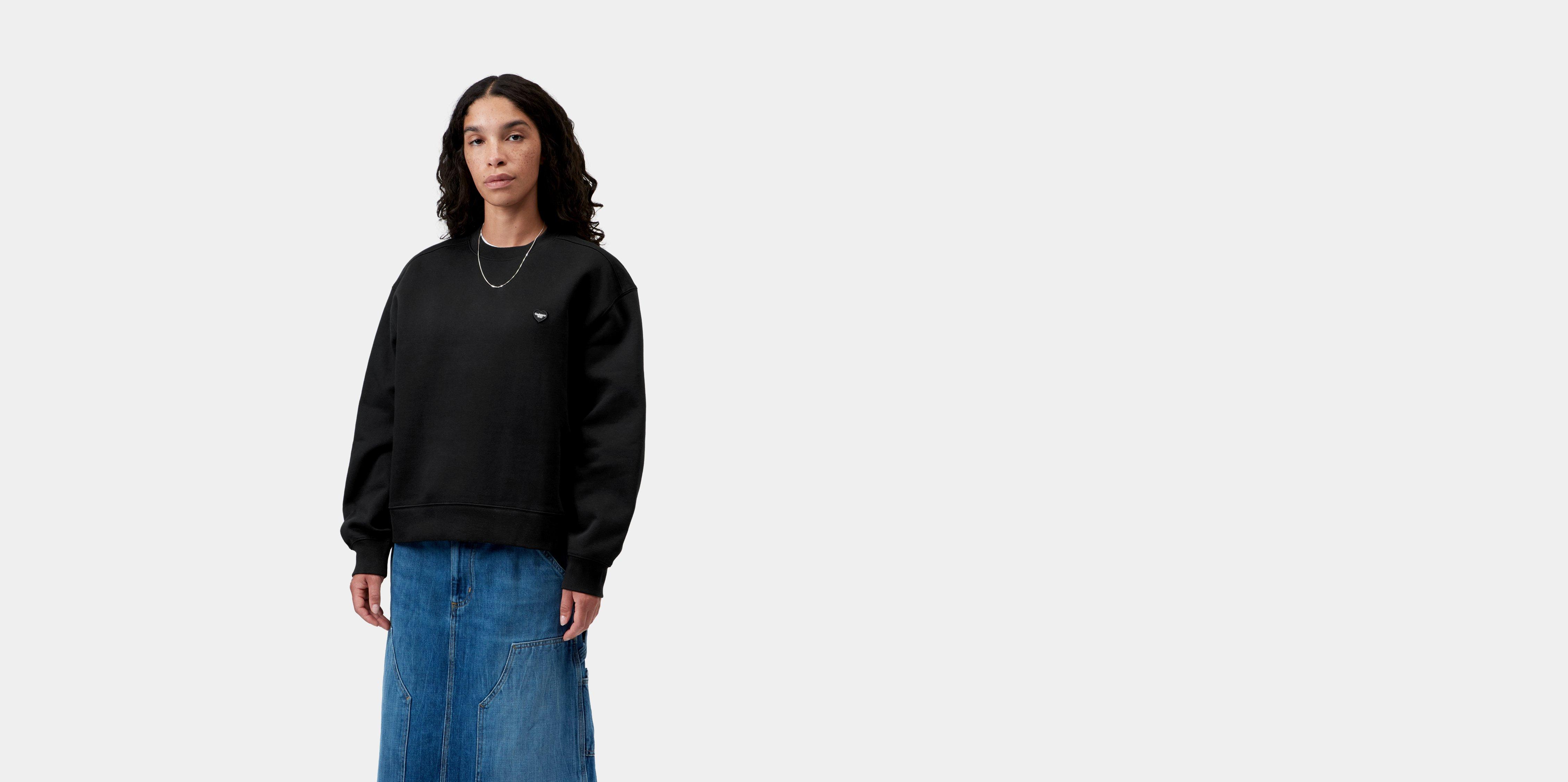 Carhartt WIP W' Small Heart Patch Sweat Black / Black | XS | Women