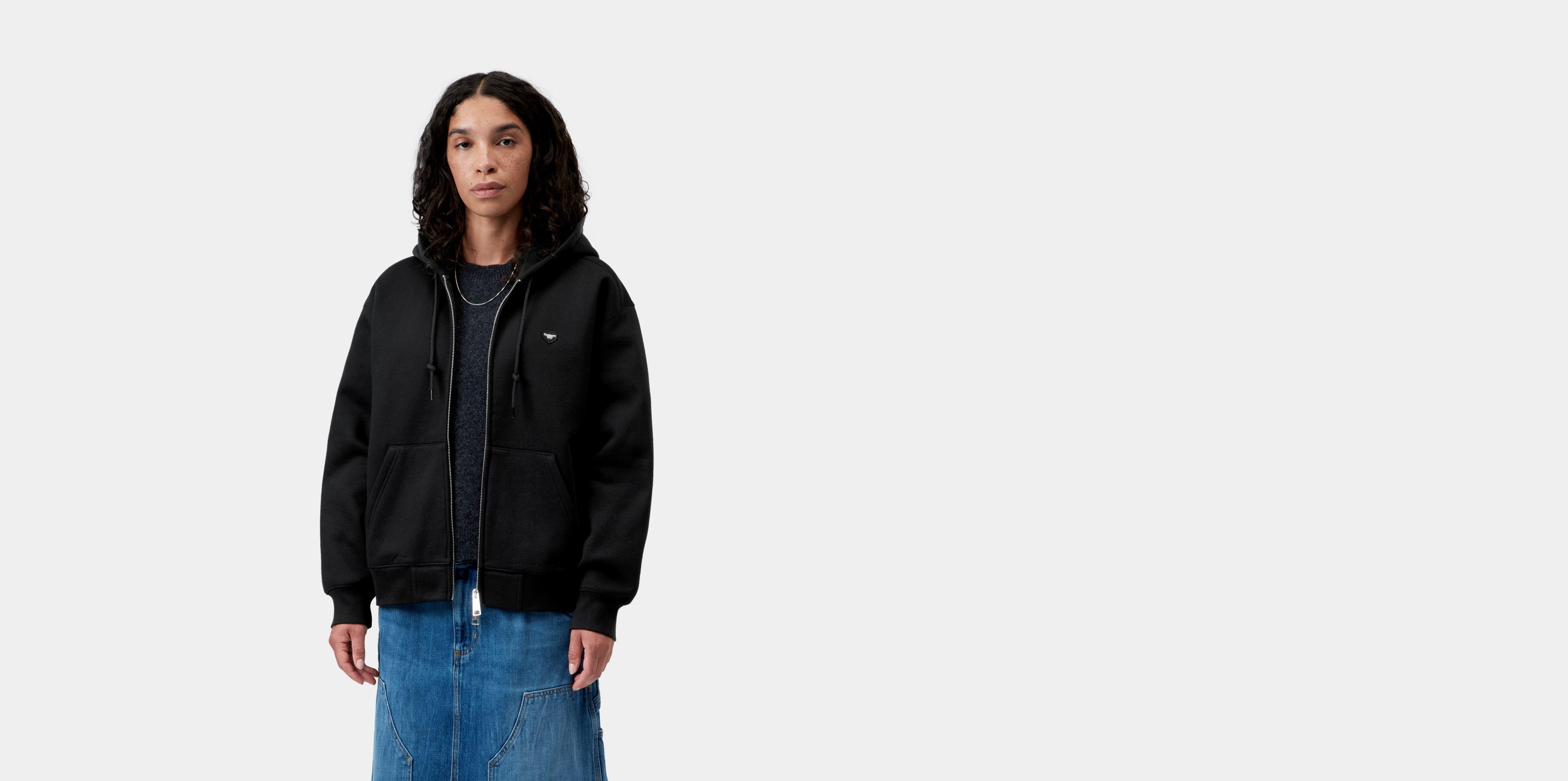 Carhartt WIP W' HD Small Heart Patch Jkt Black / Black | S | Women