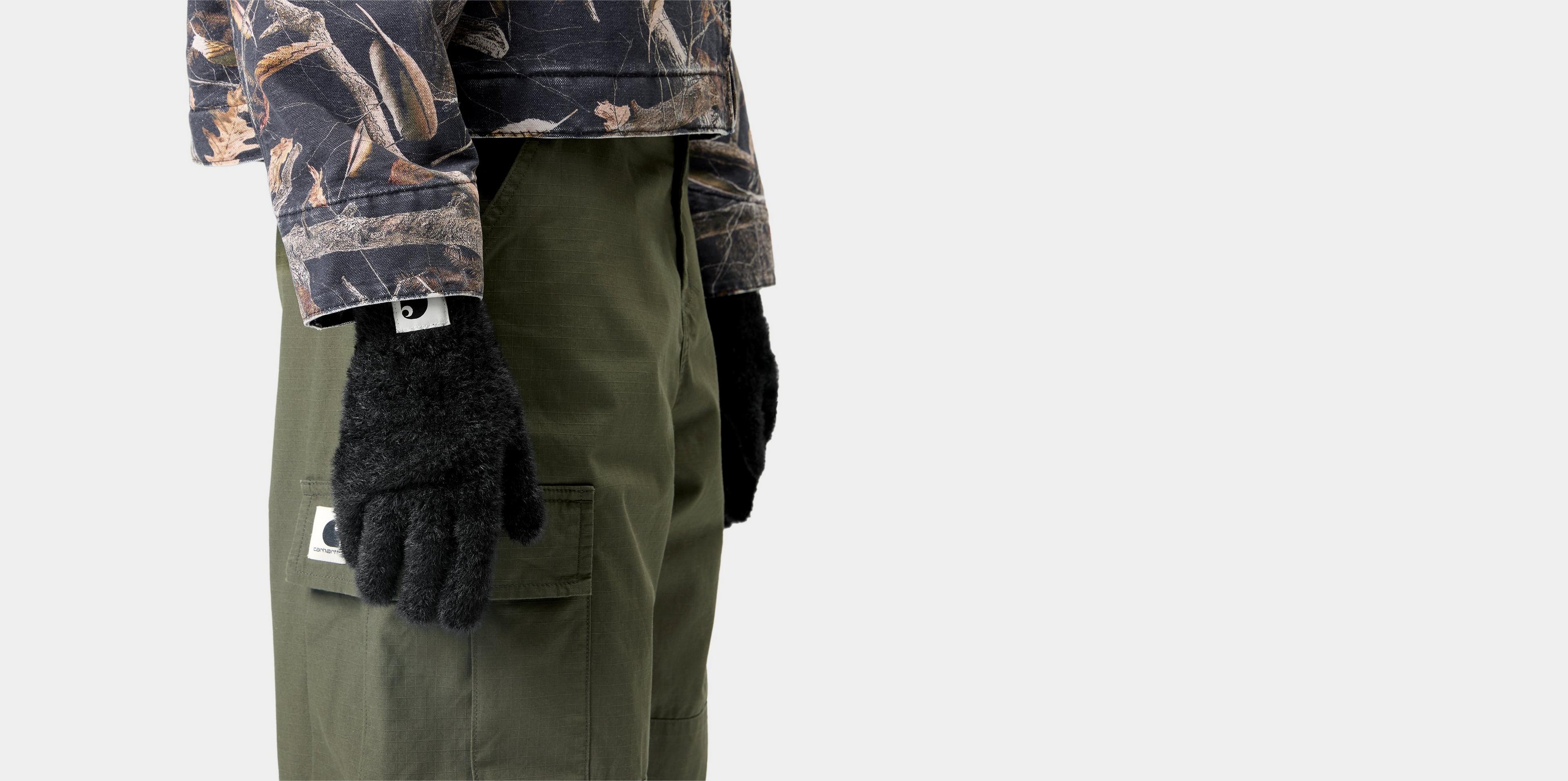 Carhartt WIP Women's Maine Gloves, Black / Wax | Official Online Store