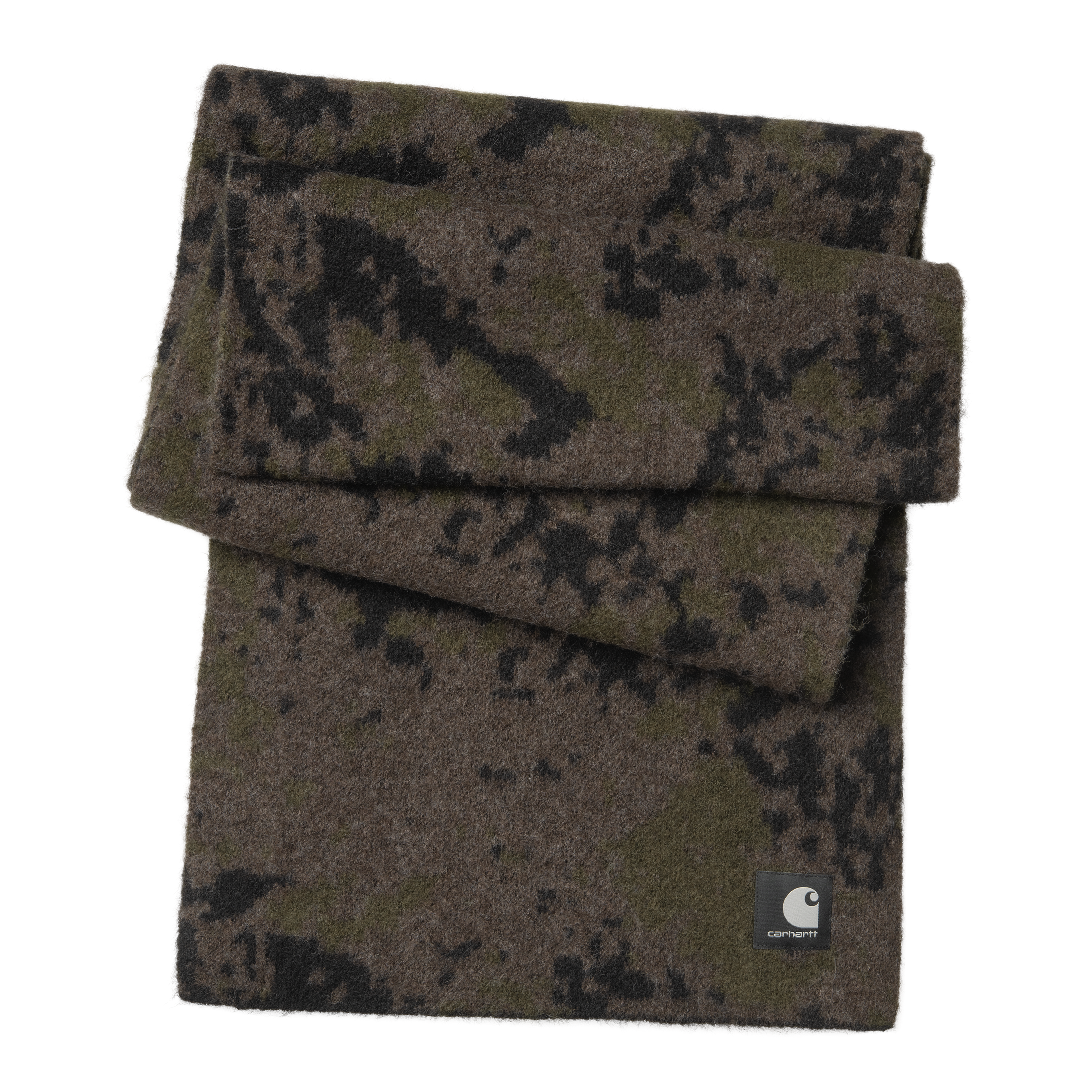 Carhartt WIP Camo Disperse Scarf, Camo Disperse Jacquard, Black