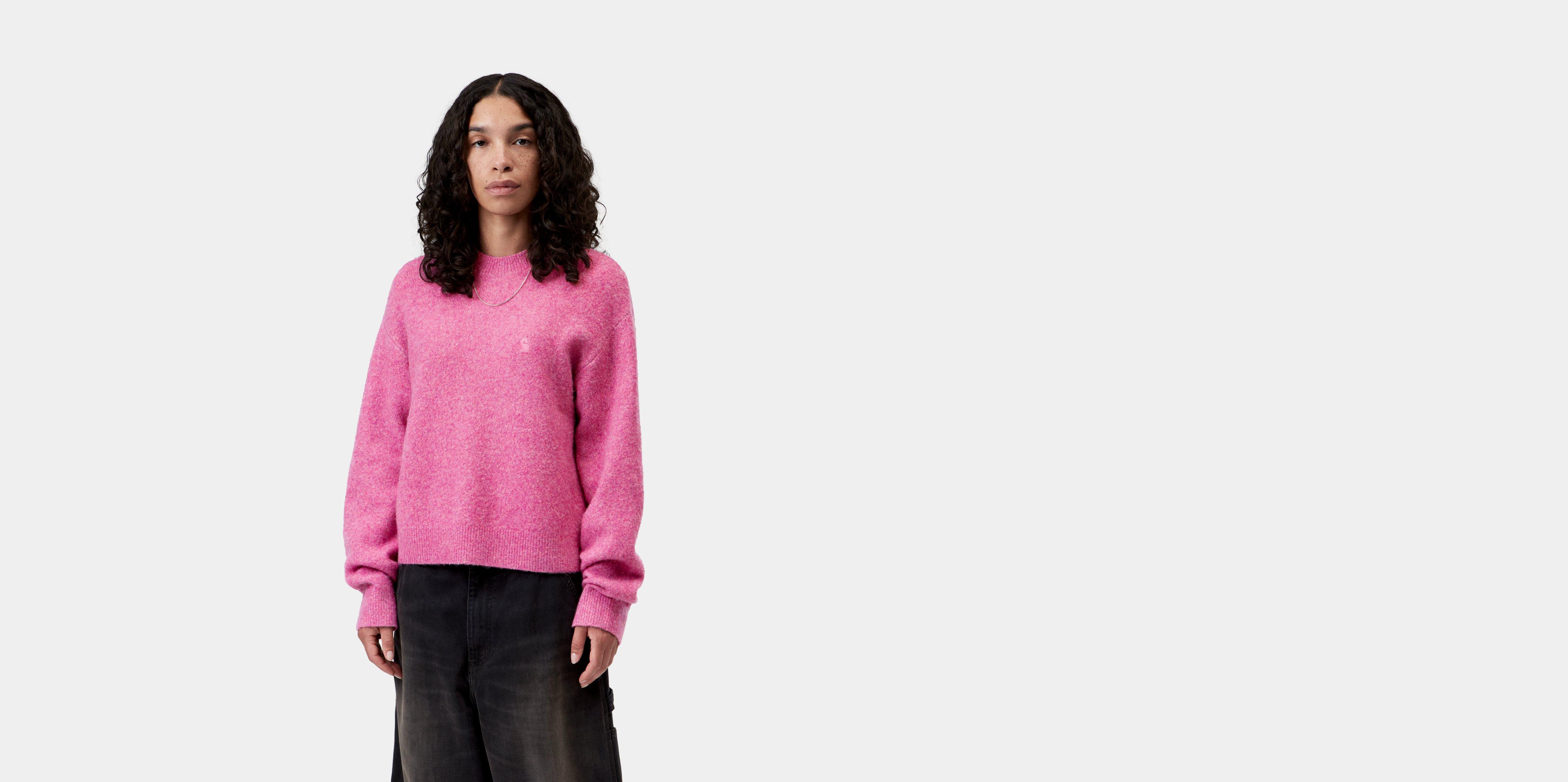 Carhartt WIP W' Curtis Sweater Tangled Hortensia | purple|pink | XS | Women