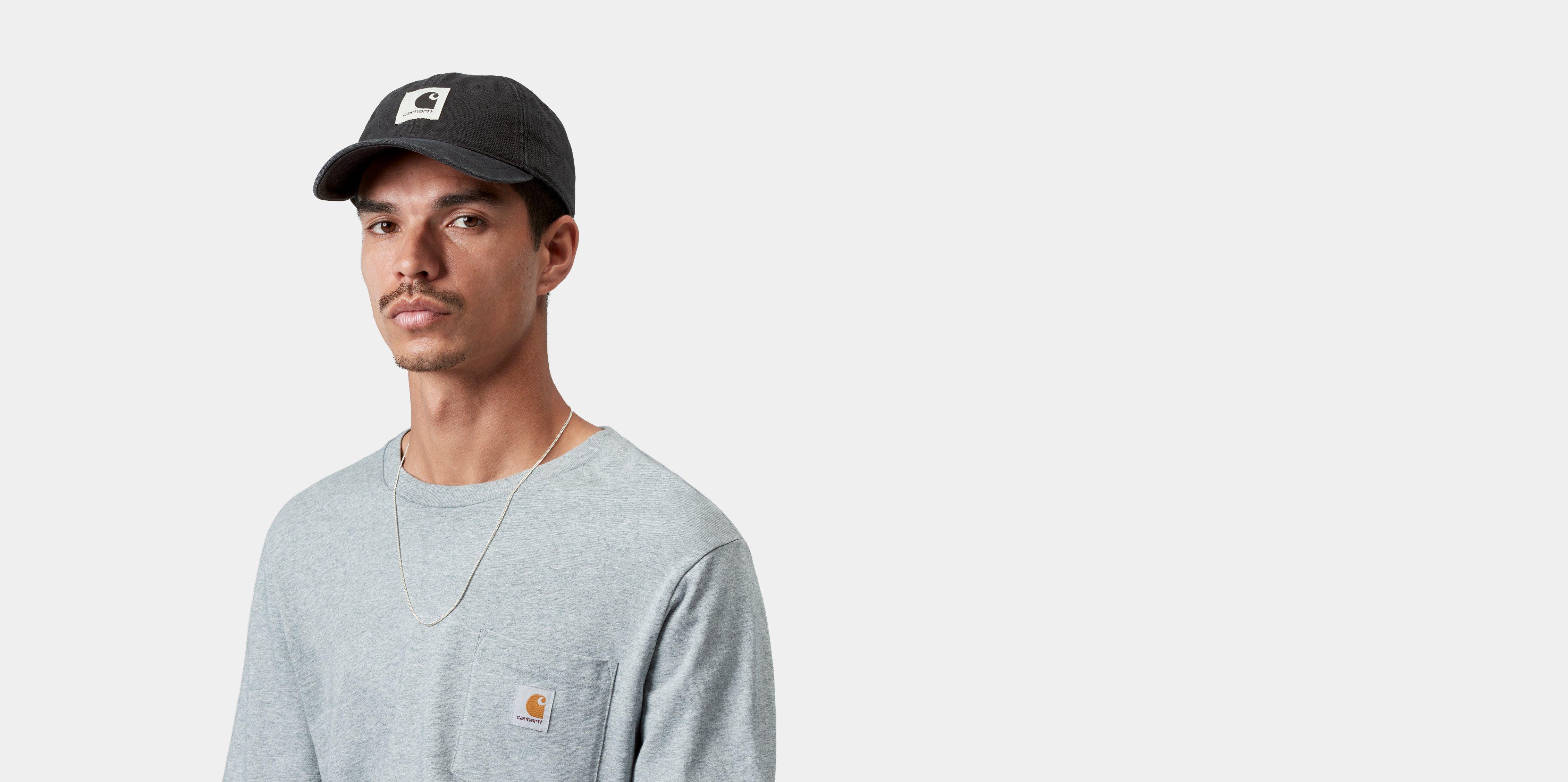 Carhartt WIP Canvas Cap Black stone washed