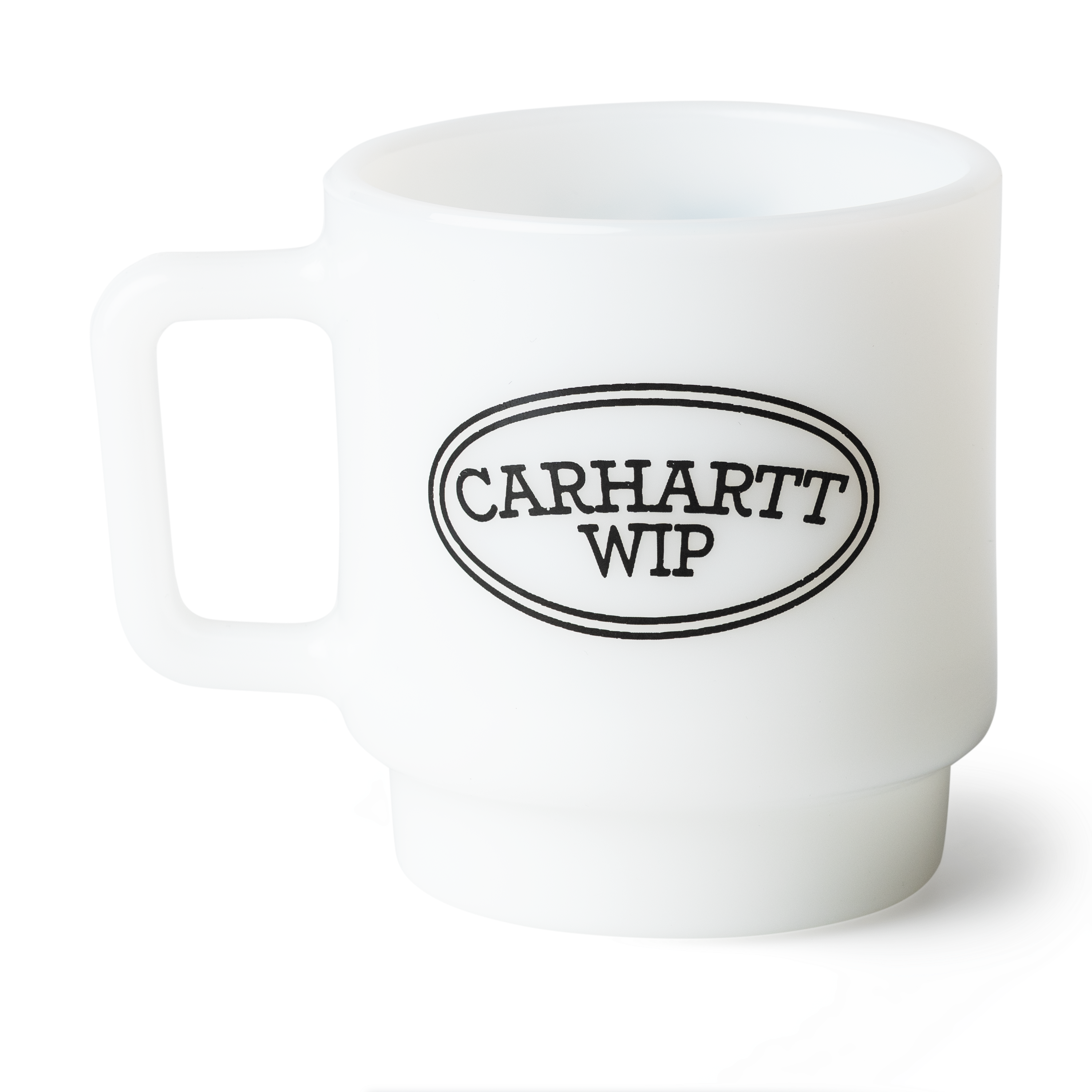 Carhartt WIP Hugging Cats Glass Mug White