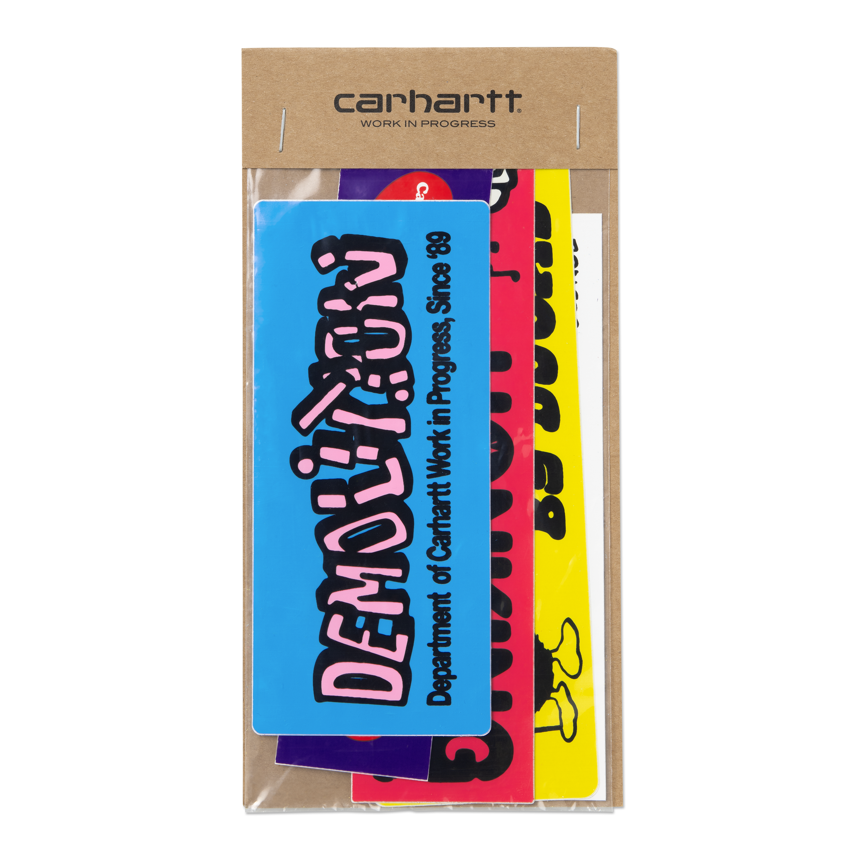 Carhartt WIP Bumper Sticker Pack Multicolor