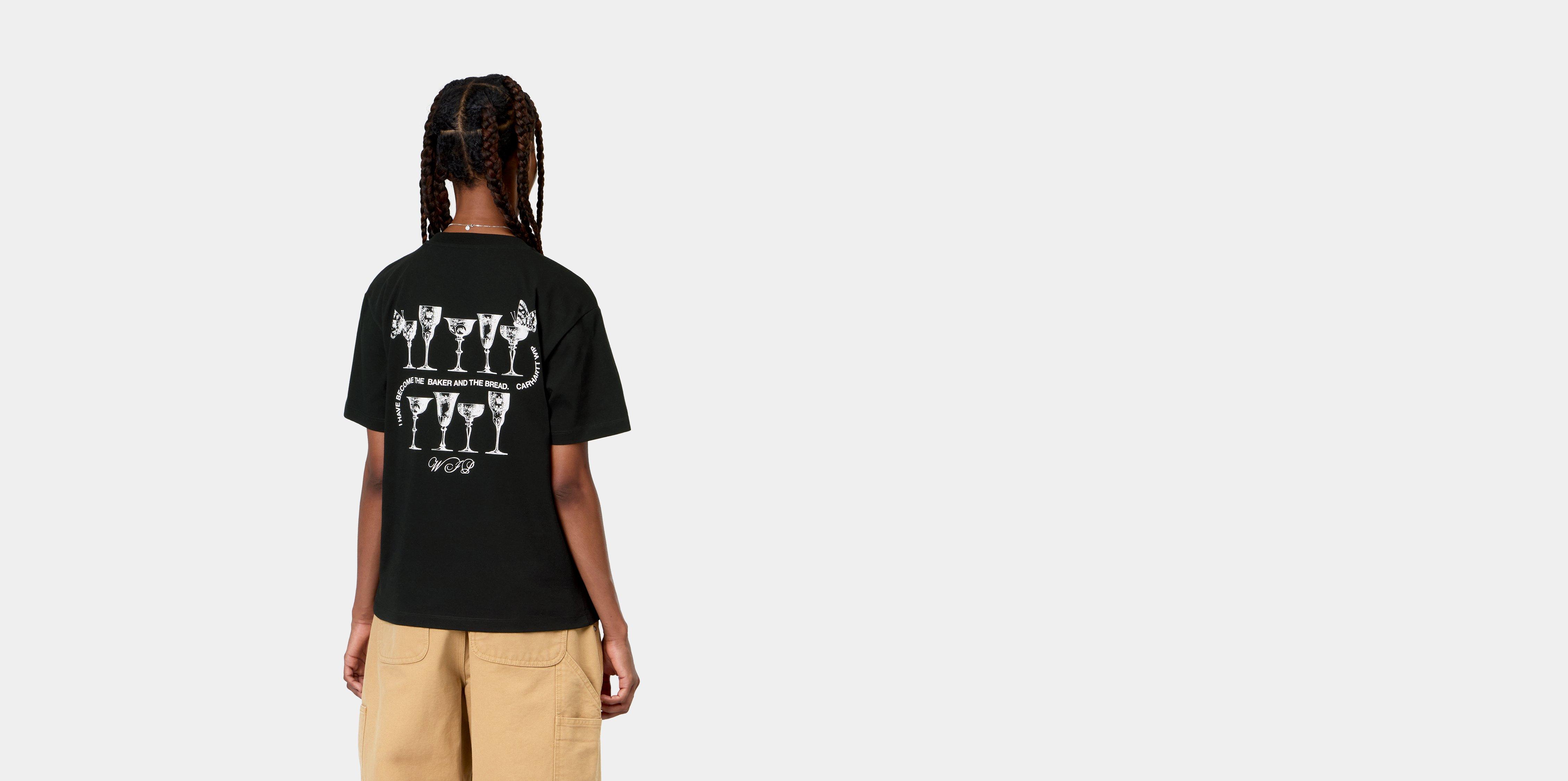 Carhartt WIP W' S/S Silver Cups T-Shirt Black | XS | Women