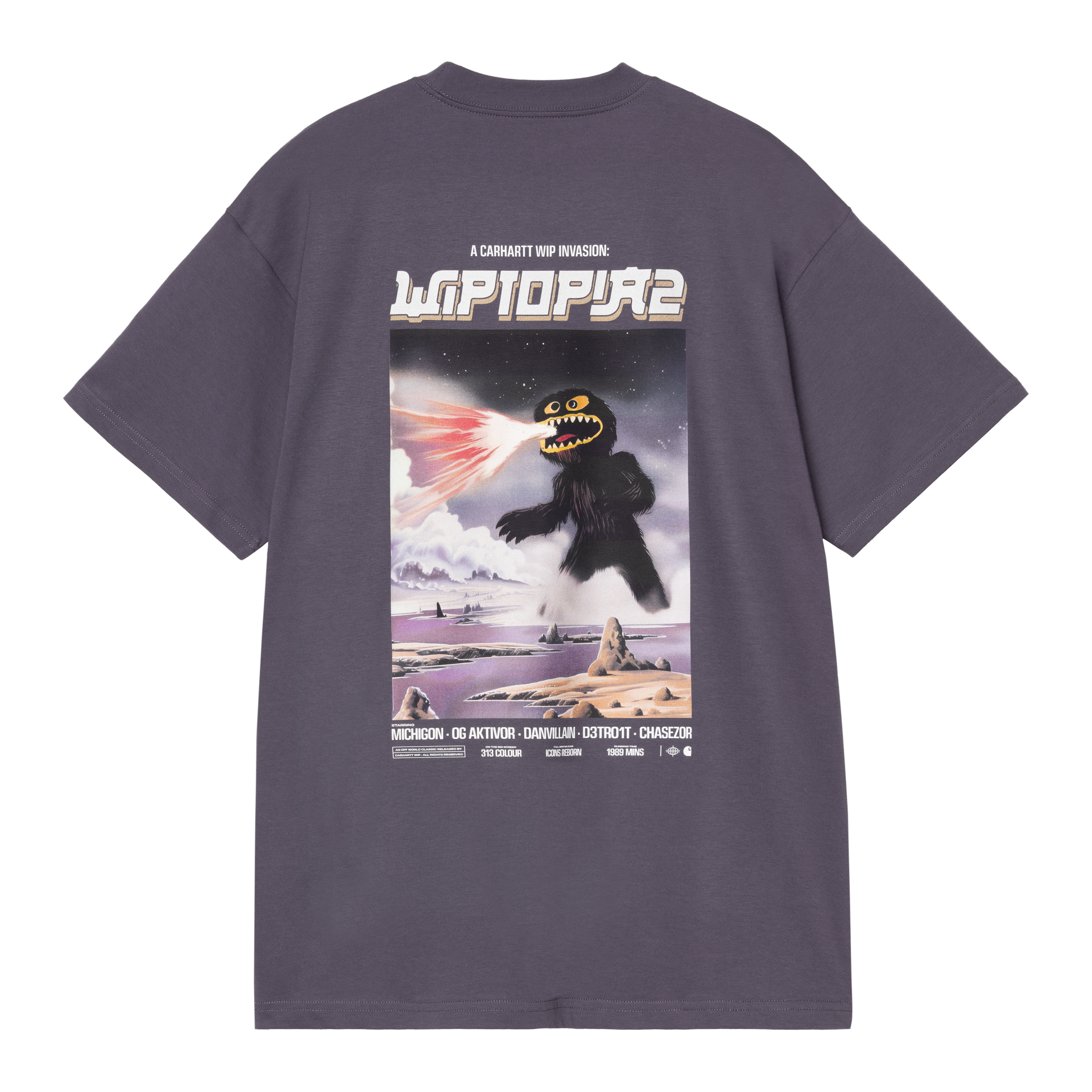 Carhartt WIP S/S Wiptopia II T-Shirt, Shady Purple | Official