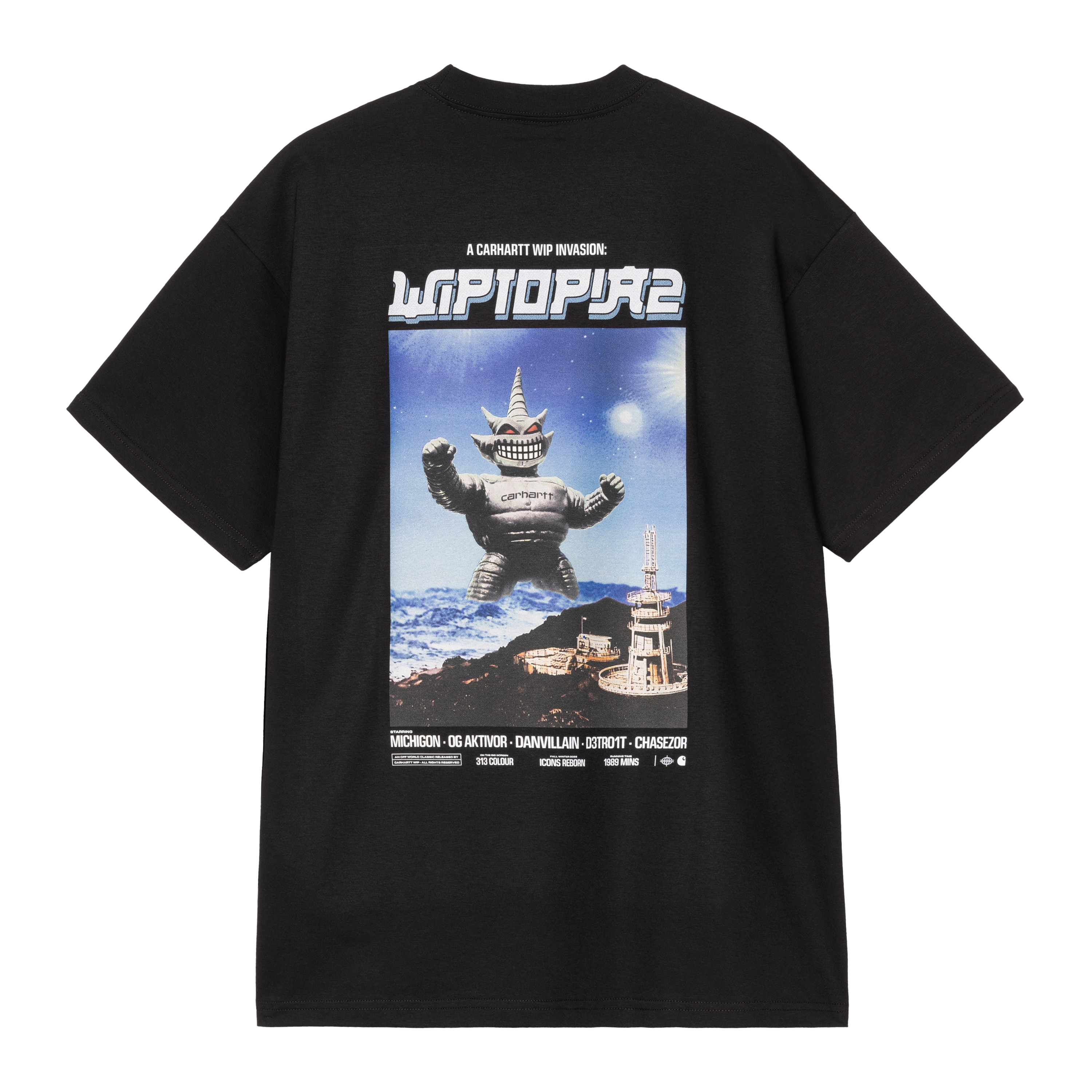 Carhartt WIP S/S Wiptopia II T-Shirt, Black | Official Online Store