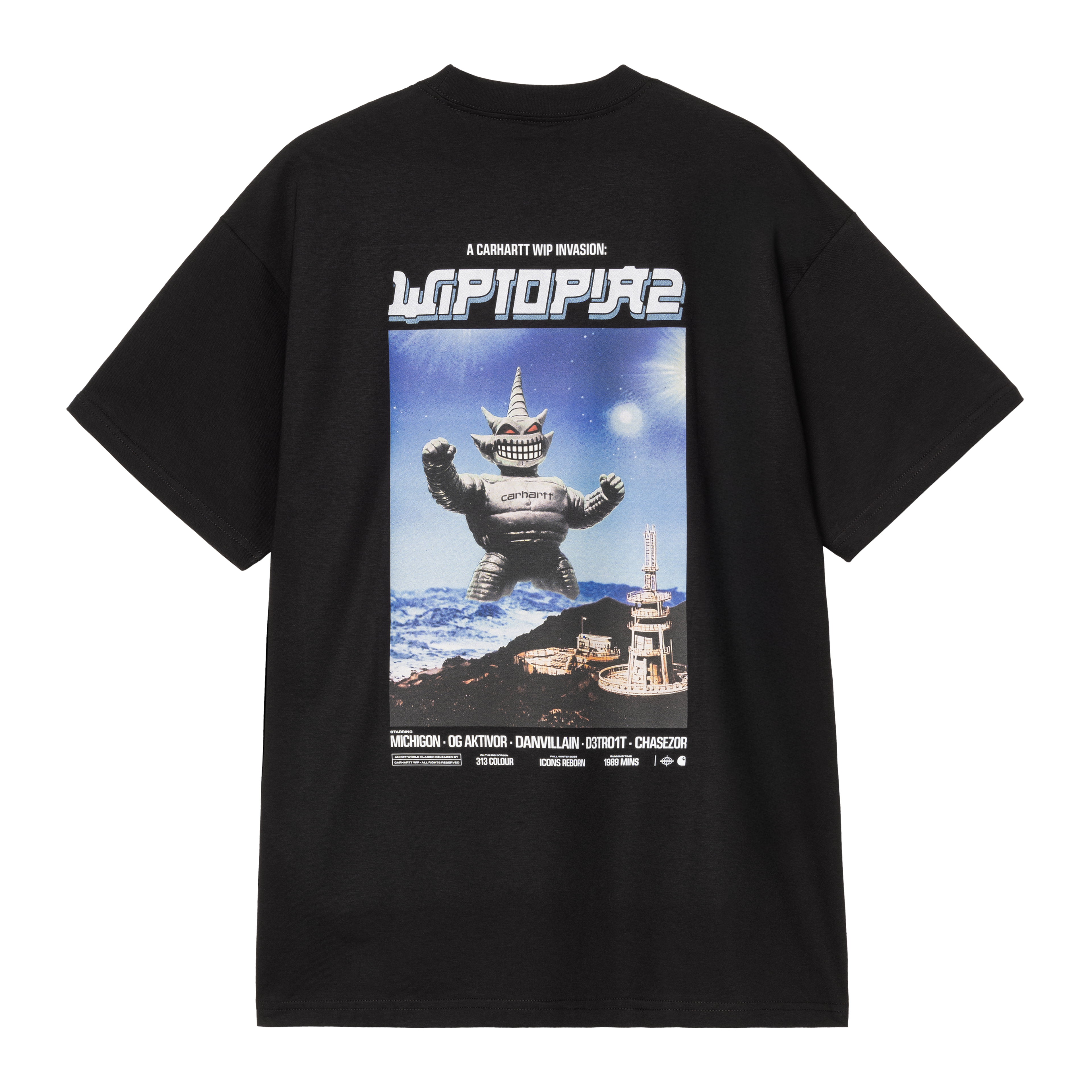 Carhartt WIP S/S Wiptopia II T-Shirt, Black | Official Online Store