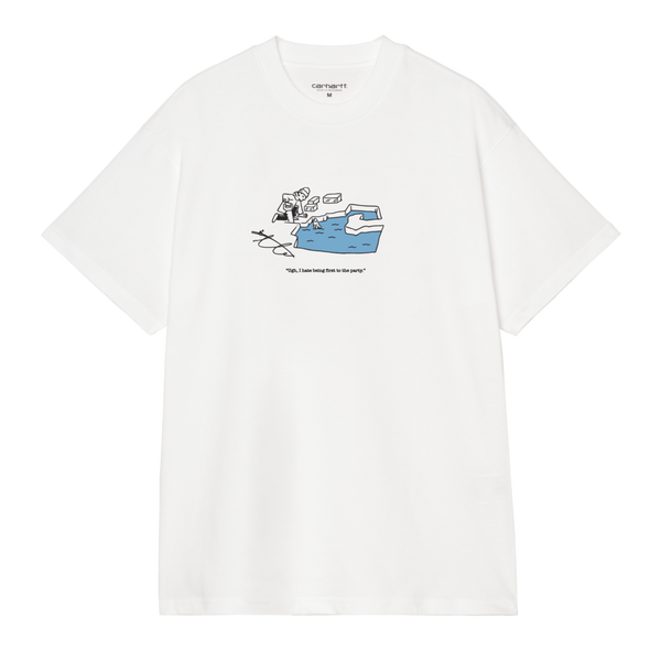 S/S Ice Fishing T-Shirt White