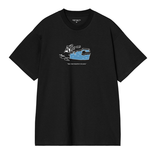 S/S Ice Fishing T-Shirt Black