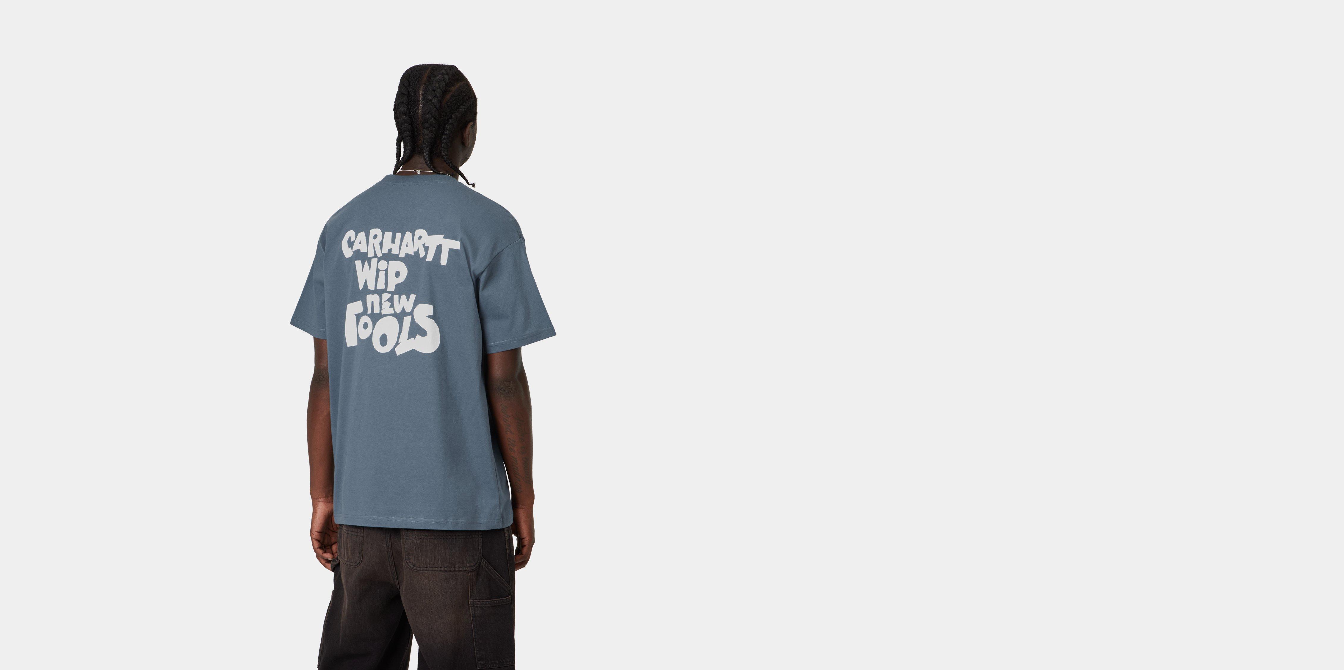 Carhartt WIP S/S Cutout T-Shirt Icesheet | blue | XL | Men
