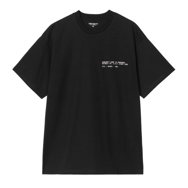 S/S Feather Progress T-Shirt Black