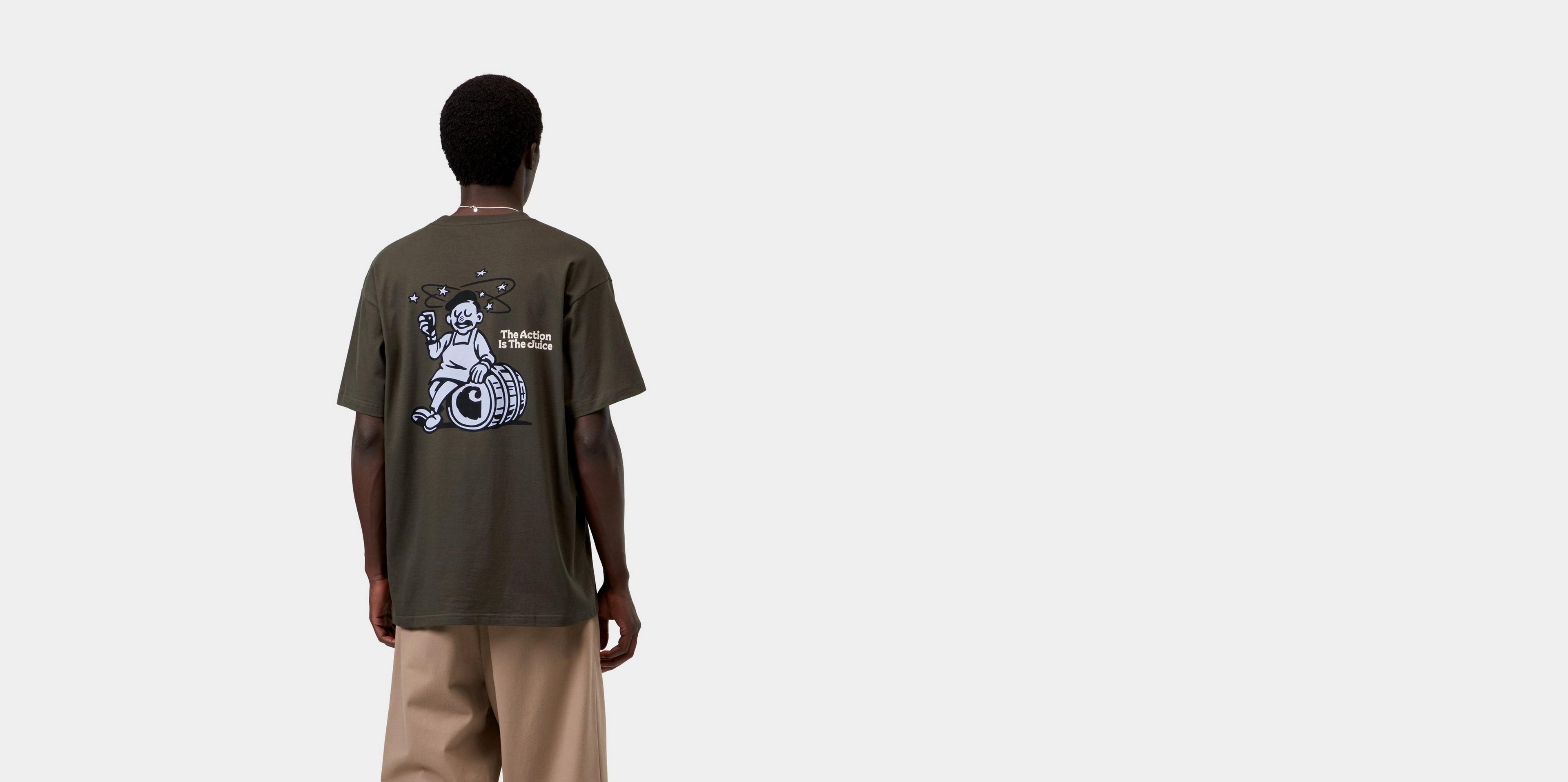 Carhartt WIP S/S Grape Picker T-Shirt, Cypress | Officiële online Shop
