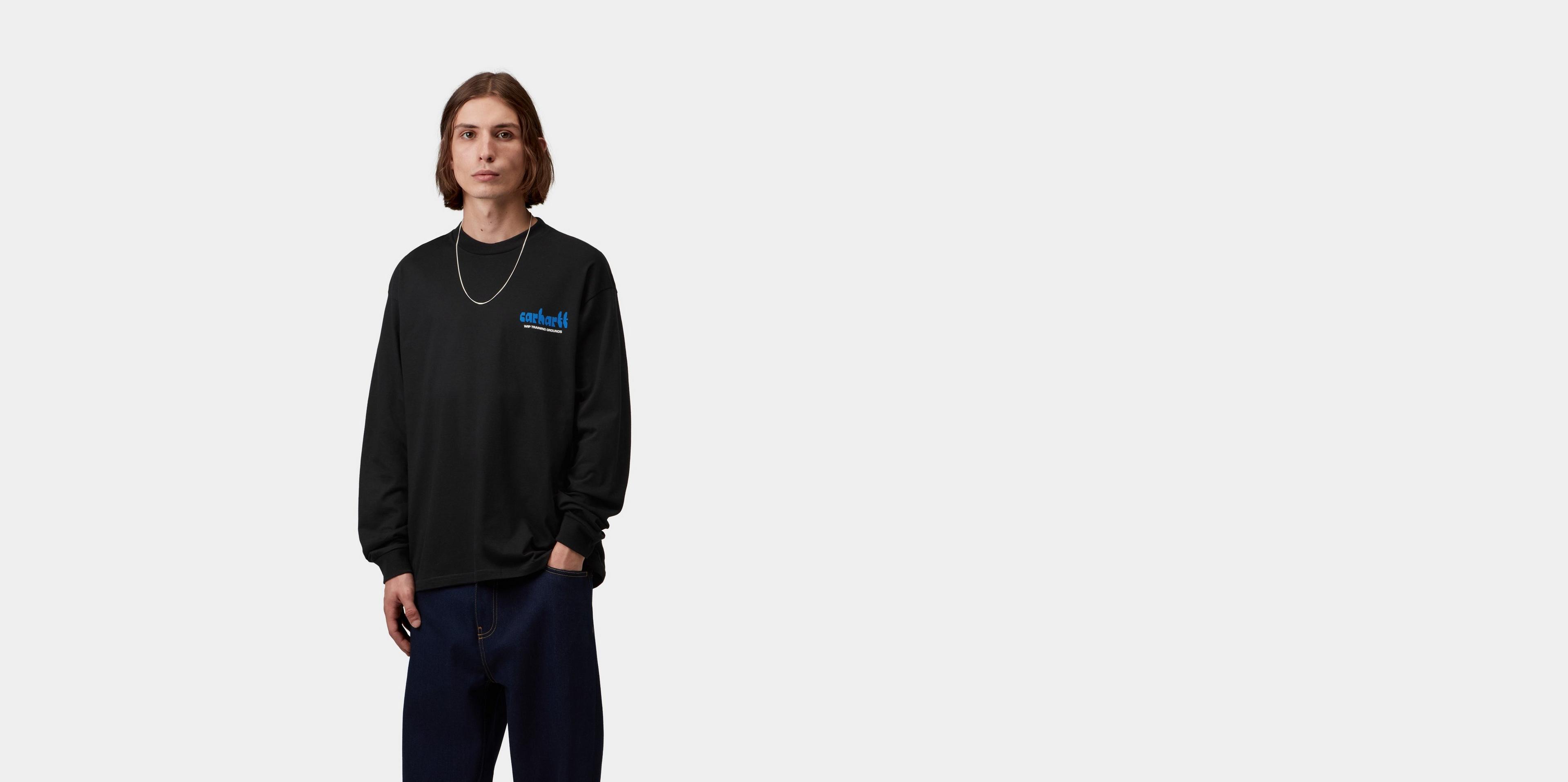 Carhartt WIP L/S Framework T-Shirt, Black | Official Online Store
