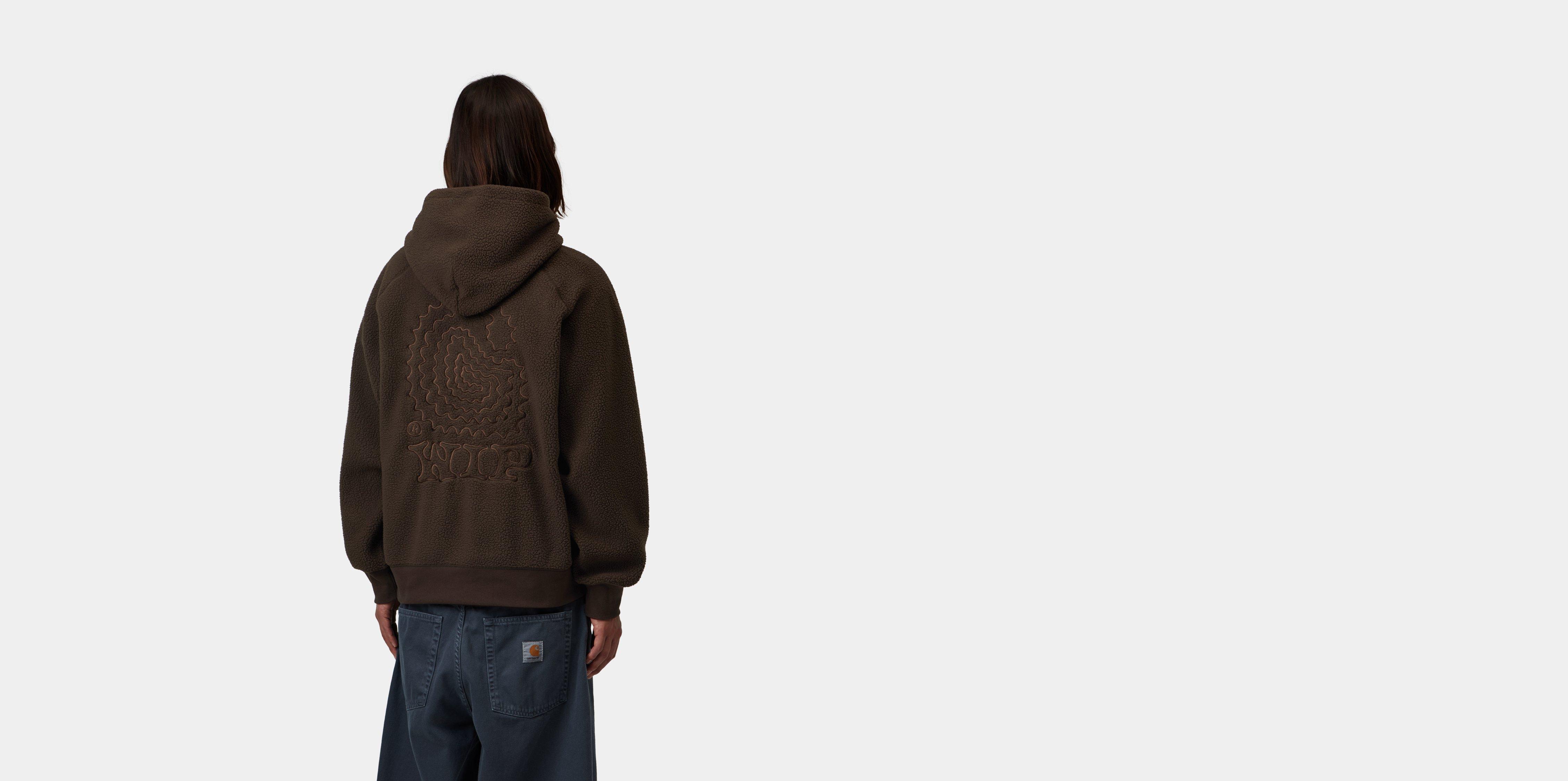 Carhartt WIP Hooded Limn C Fleece Sweatshirt, Tobacco | Official